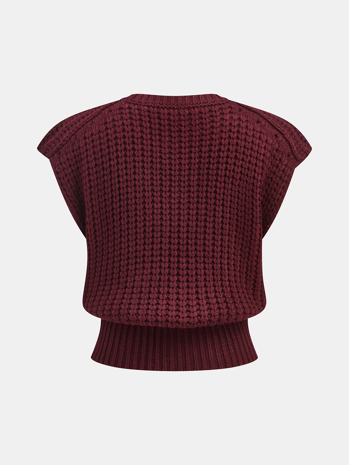 Sleeveless Cable Knit Vest for Women Comfortable Layering Essential