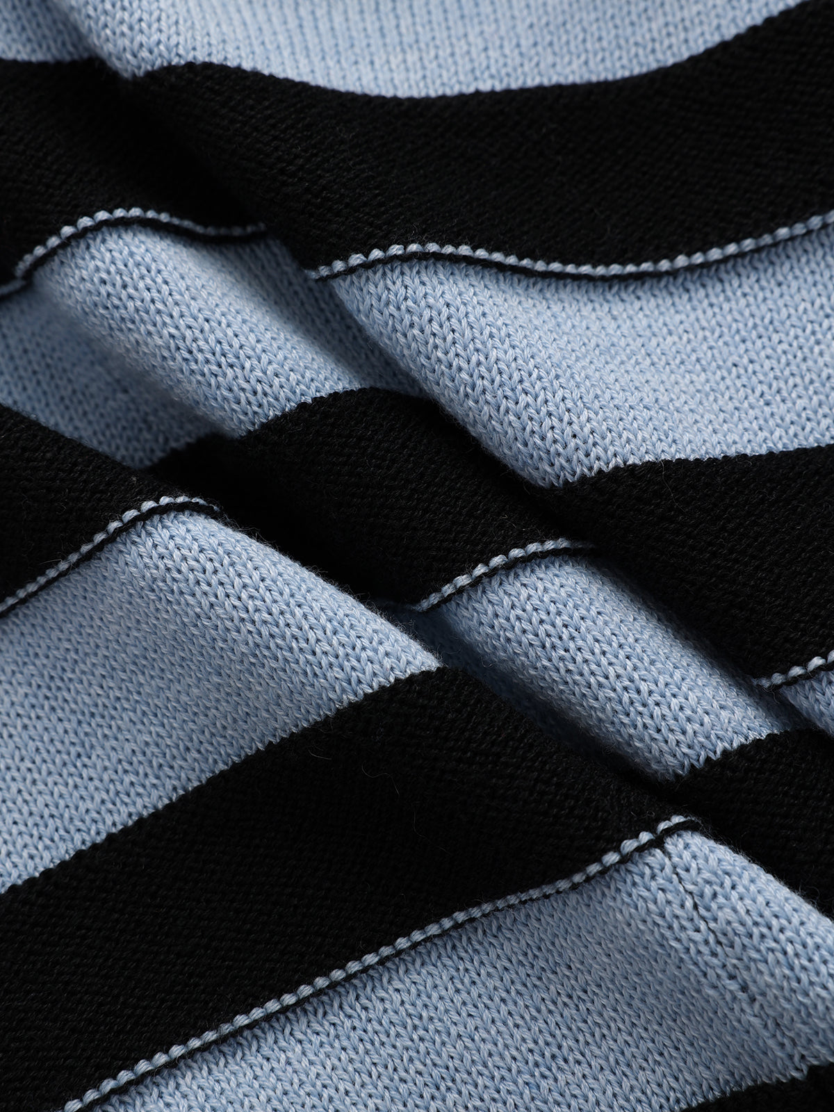 Wool Blend Halter Stripe Knit Top for Women Casual Wear
