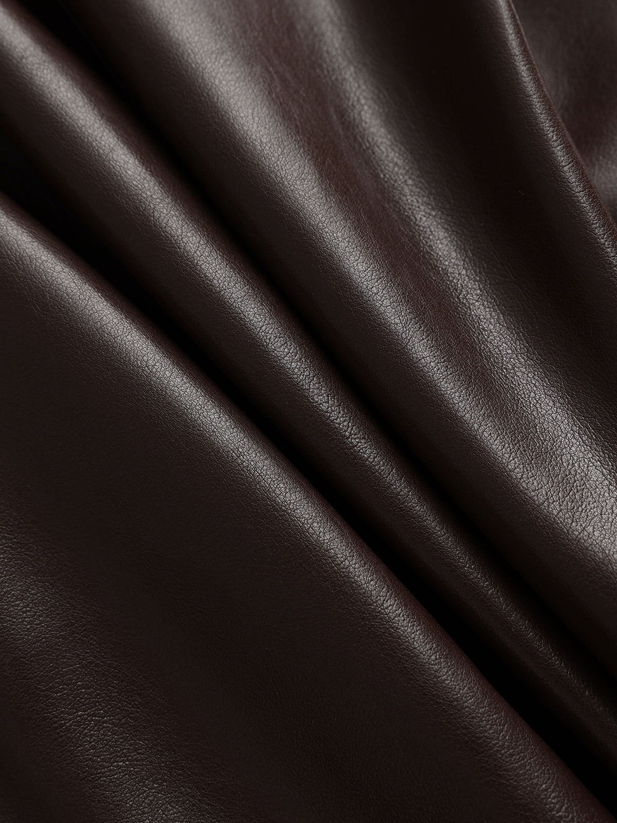 Faux Leather Sweetheart Neckline Sleeveless Midi Cocktail Dress