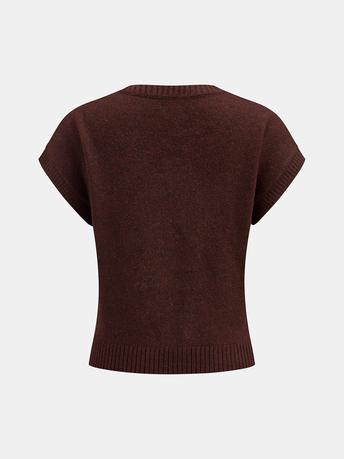 Argyle V-Neck Wool Blend Sweater Vest for Men, Classic Pattern