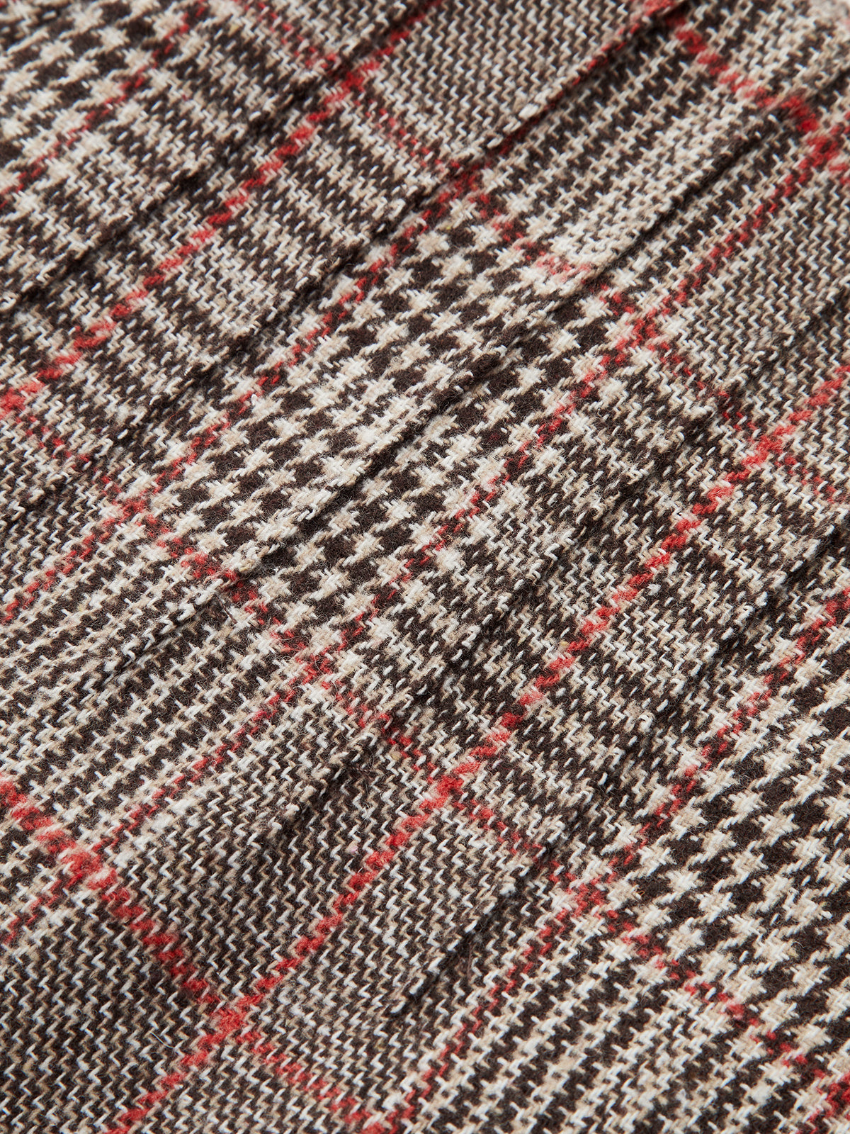 High-Waist Plaid Tweed Shorts for Elegant Office Wear