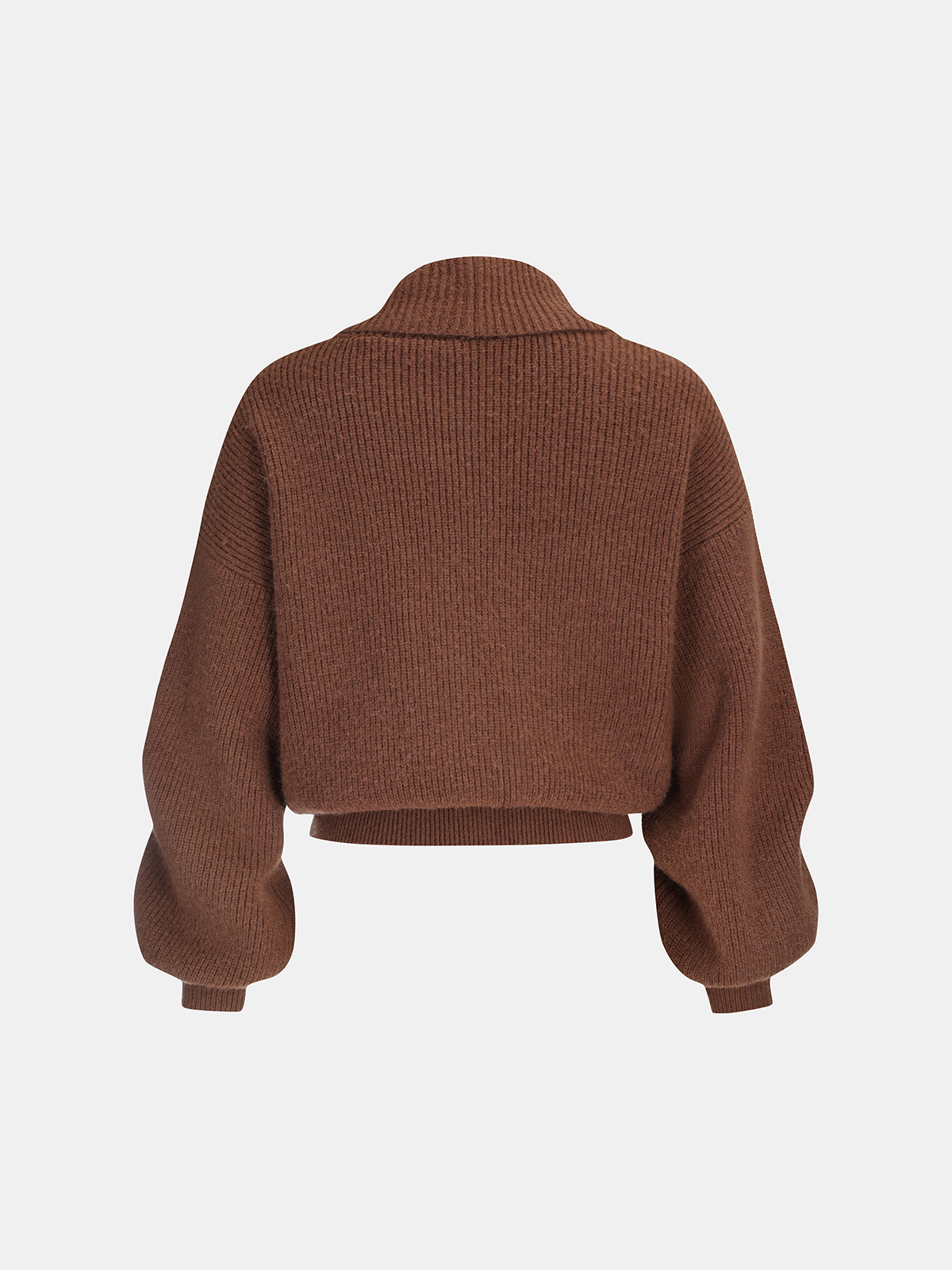 Ribbed Knit Cropped Shawl Collar Cardigan, Lightweight Open Front Sweater Top