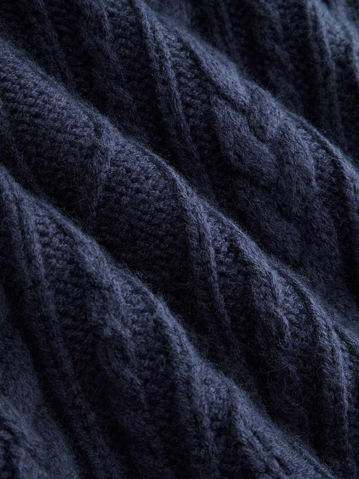 Wool-Blend Cable-Knit Waist-Defined Sweater for Women