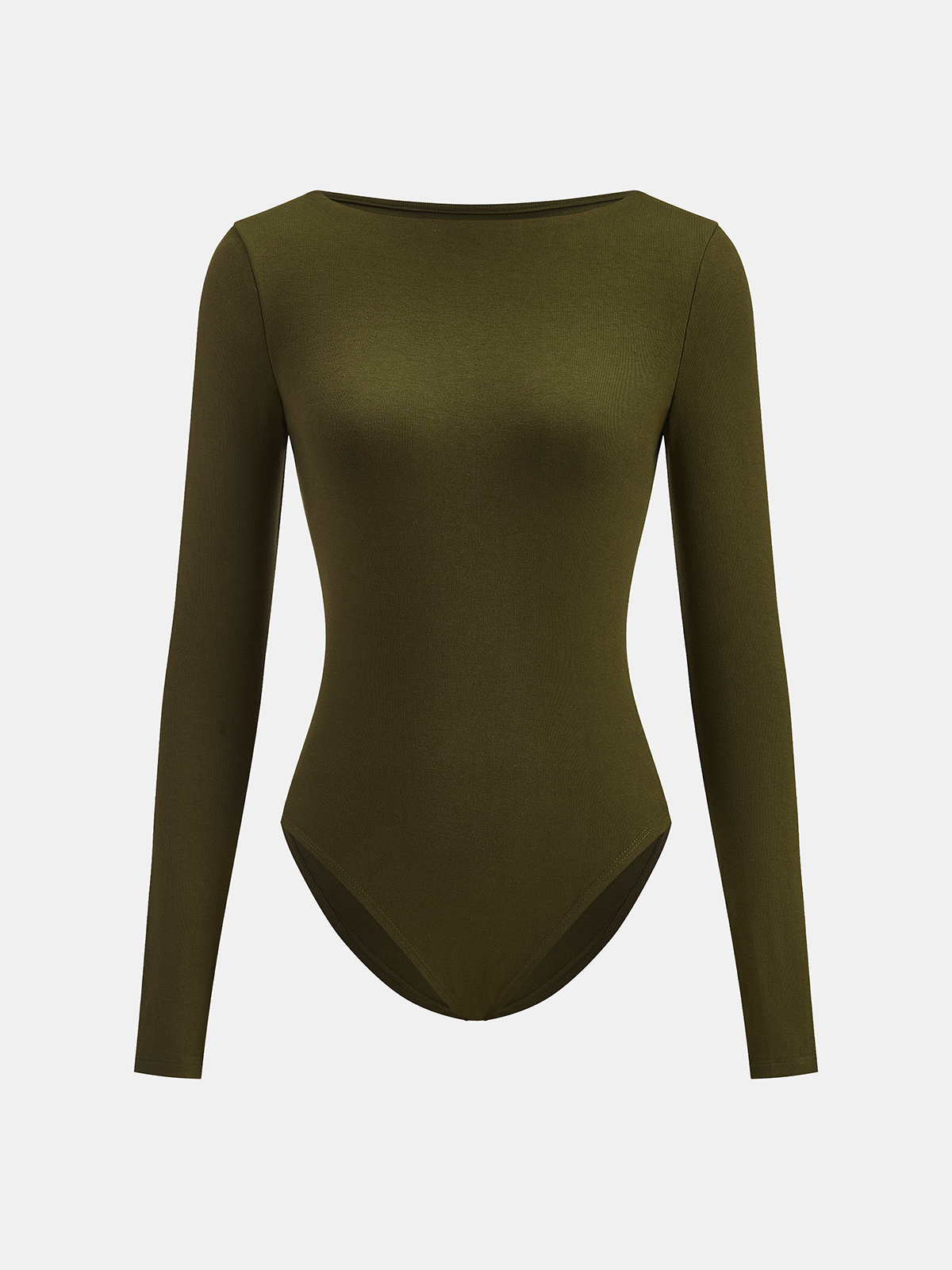 Seamless Long-Sleeve Bodysuit for Women Stretch Fit