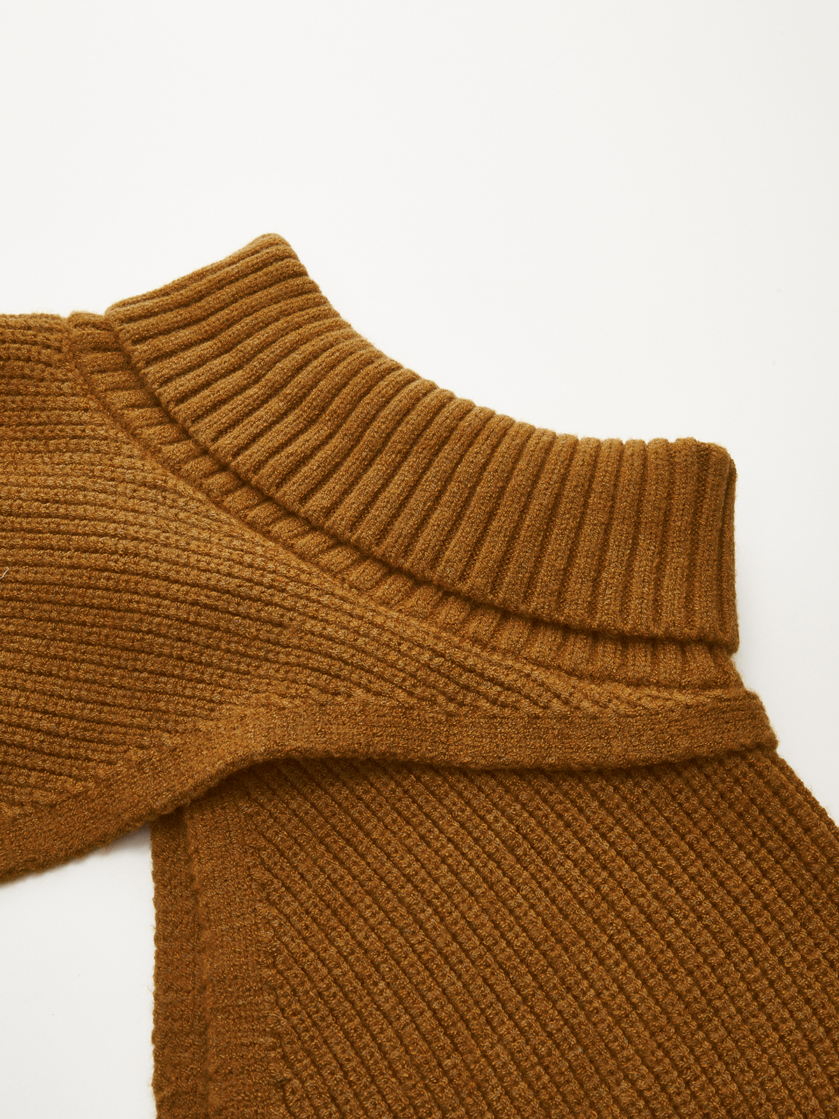 Turtleneck Overlay and Cami Top Knit Two-Piece Set, Stylish Winter Layering Essentials