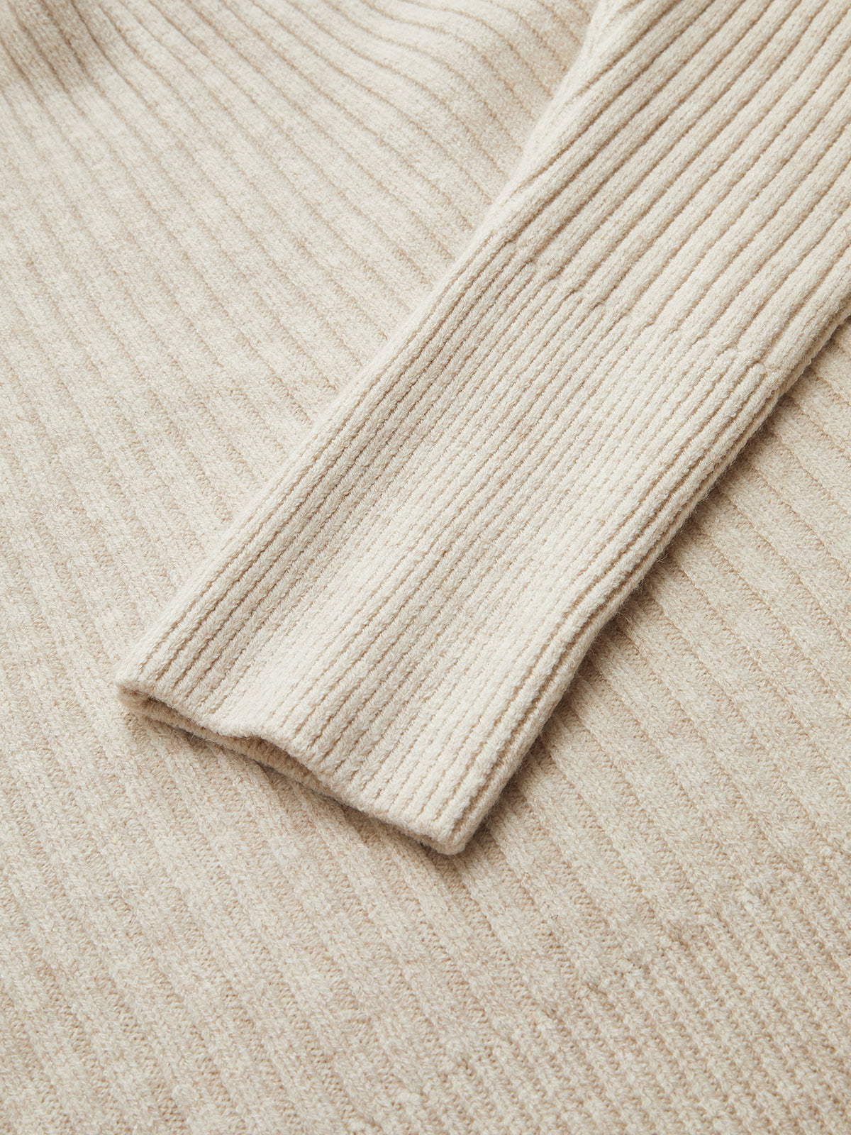 Asymmetric Neck Ribbed Knit Sweater Cozy Winter Fashion Essentials