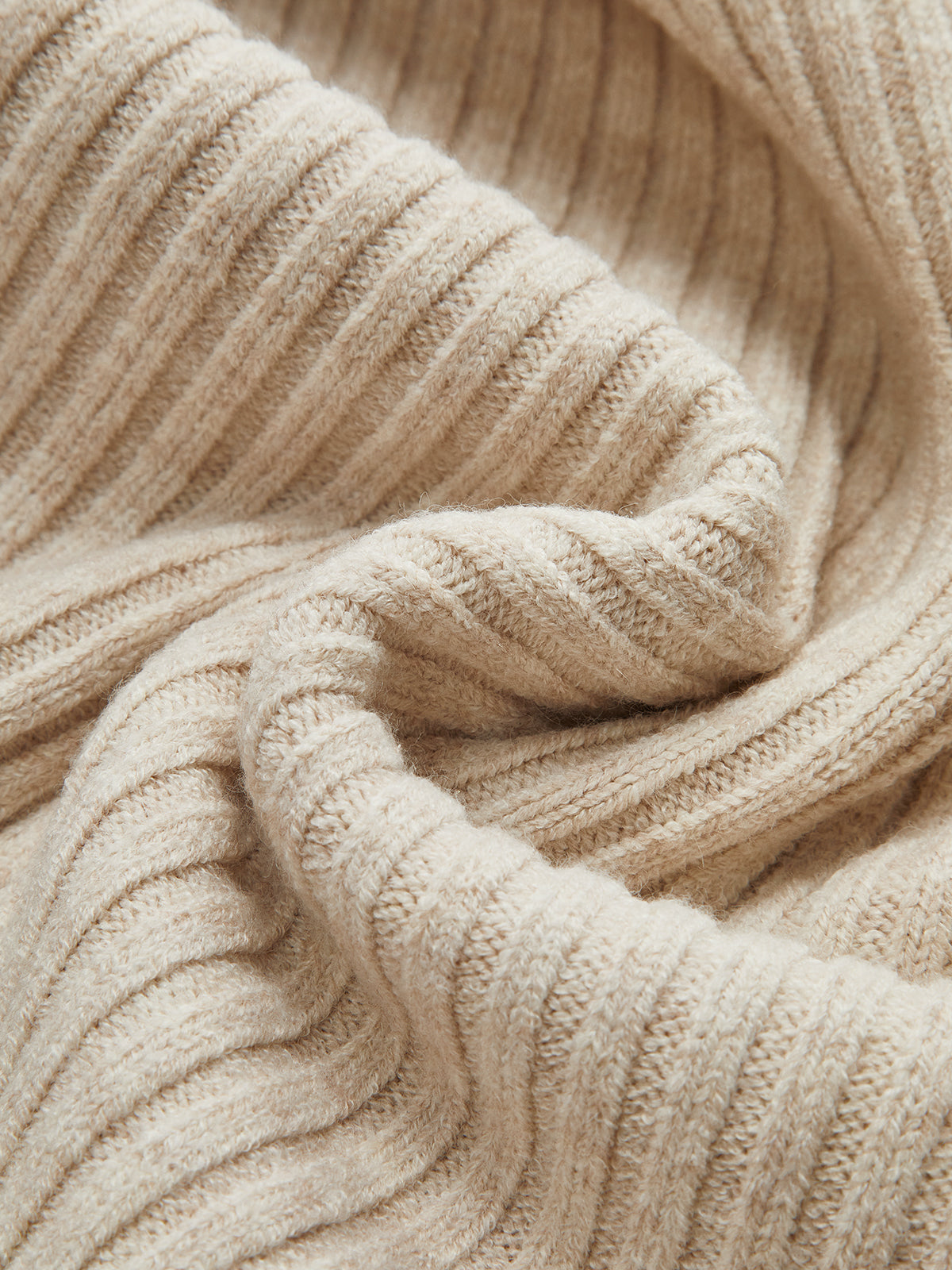 Asymmetric Neck Ribbed Knit Sweater Cozy Winter Fashion Essentials
