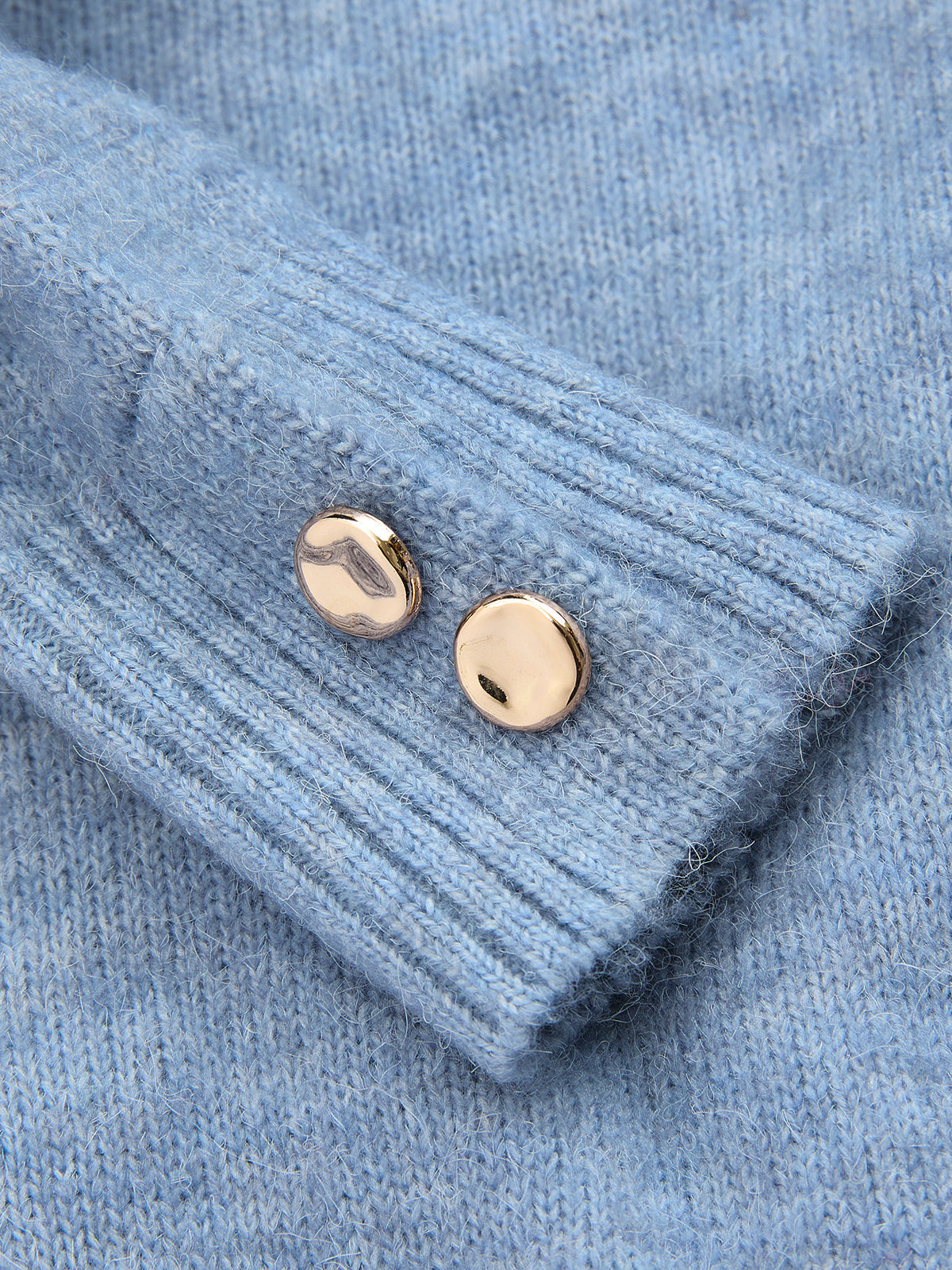 Wool-Blend Knot-Front Sweater Comfortable and Stylish Pullover