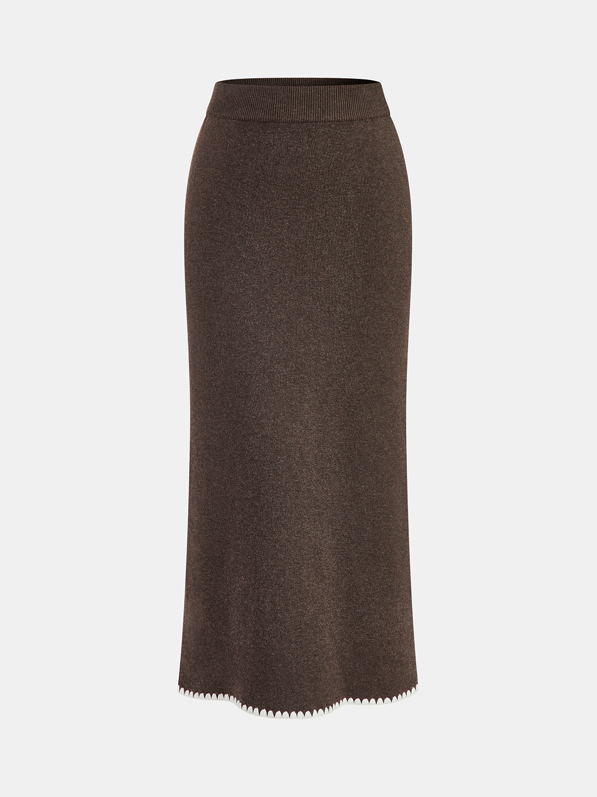 Wool-Blend Tie-Neck Knit Co-ord Set for Women, Stylish and Comfortable
