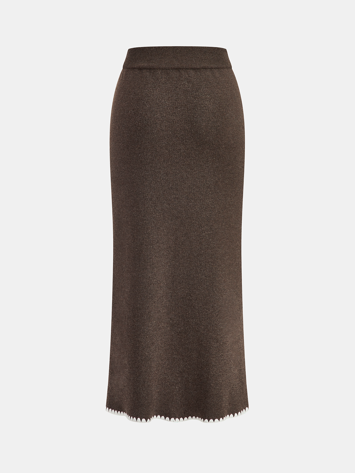 Wool-Blend Tie-Neck Knit Co-ord Set for Women, Stylish and Comfortable