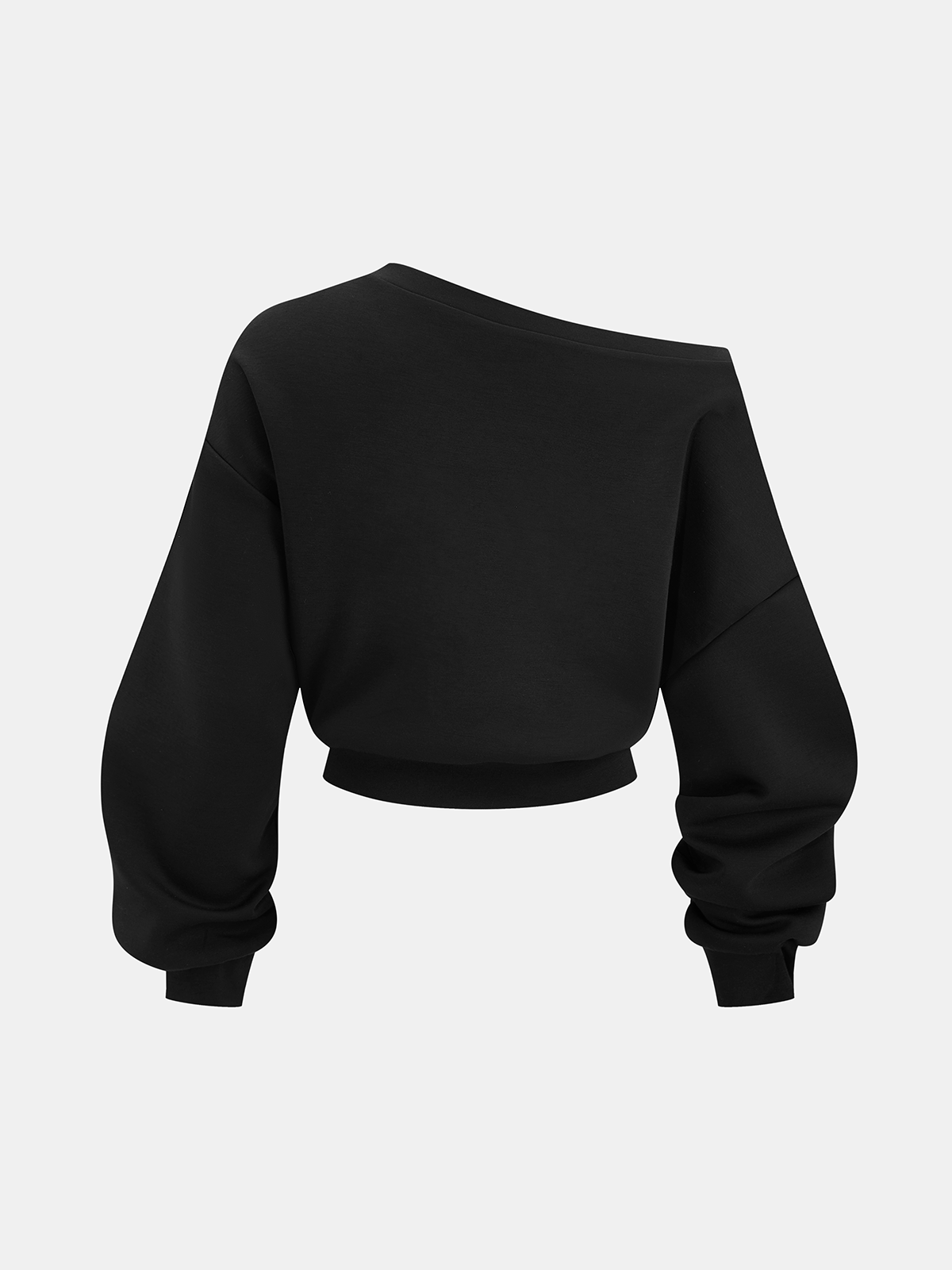 Off-Shoulder Sweatshirt & Drawstring Pants Set for Women Cozy Loungewear