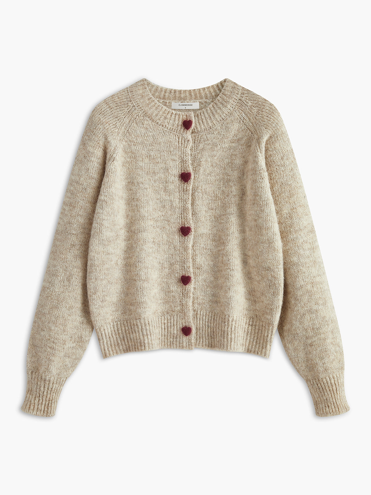 Elegant Heart-Button Cardigan for Women Casual Wear