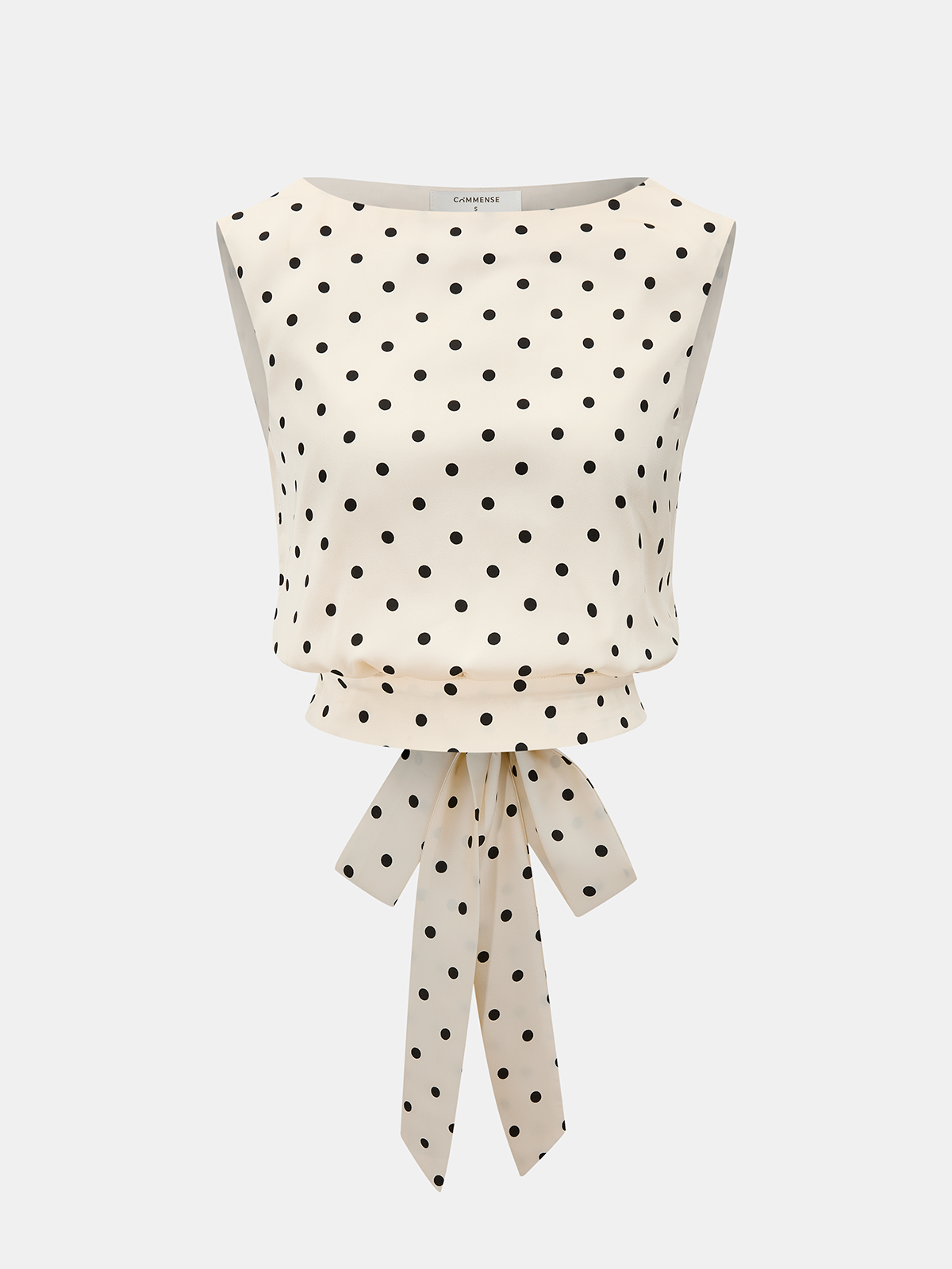 Polka Dot Sleeveless Top & Maxi Skirt Set for Women Summer Outfit