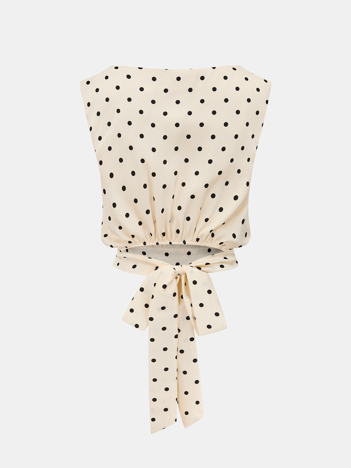 Polka Dot Sleeveless Top & Maxi Skirt Set for Women Summer Outfit