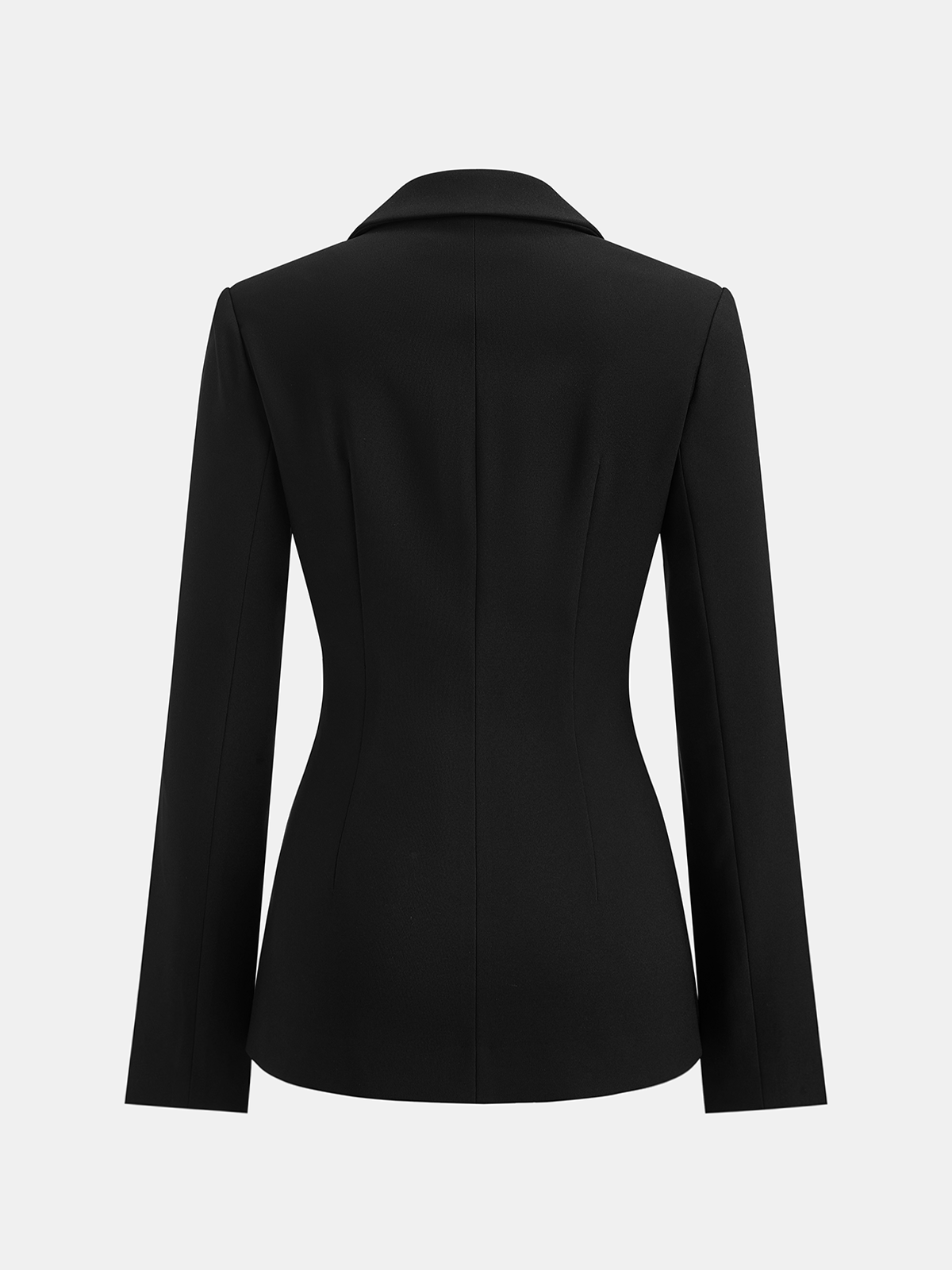 Tie-Waist Tailored Blazer for Women Elegant Office Wear