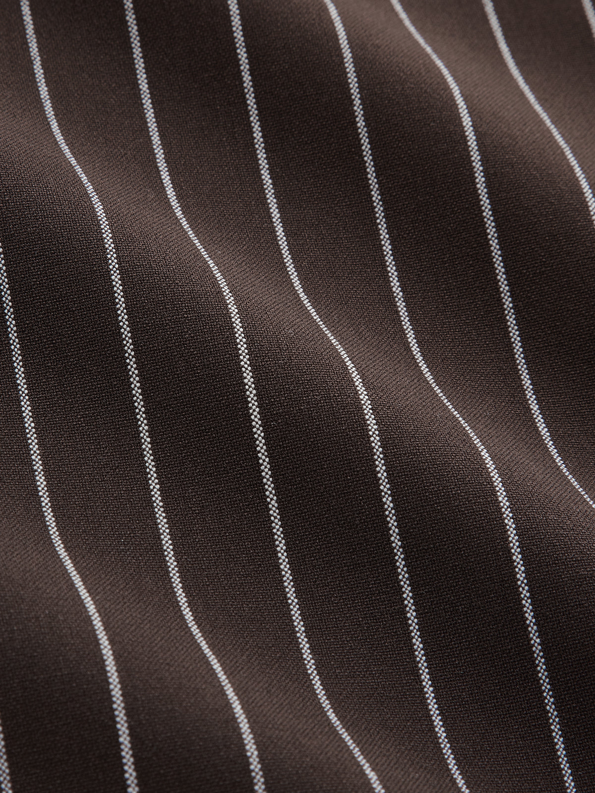 Contrast Collar Pinstripe Loose Shirt for Casual Business Wear