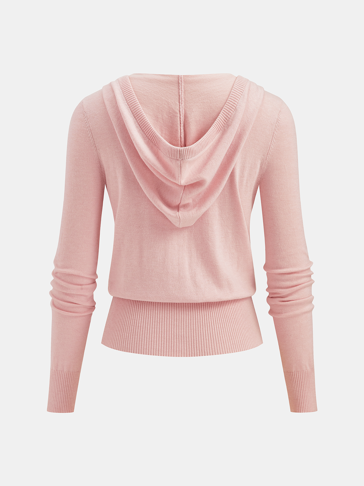 Wool-Blend Hooded Cardigan with Pockets for Men