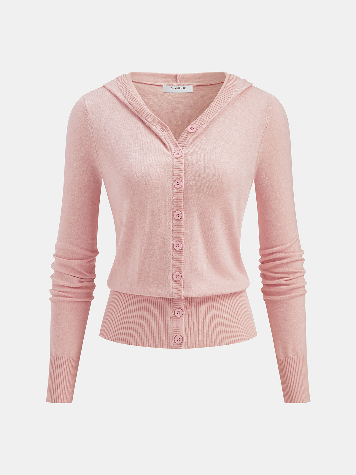 Wool-Blend Hooded Cardigan with Pockets for Men