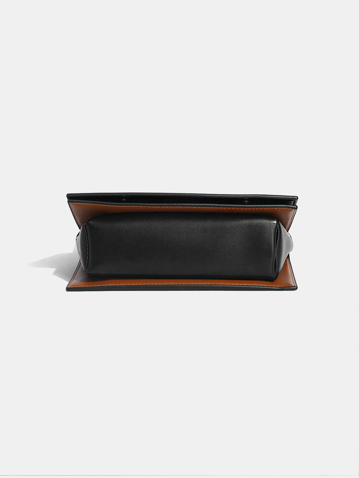 Color-Block Geometric Top-Handle Bag with Adjustable Strap for Women
