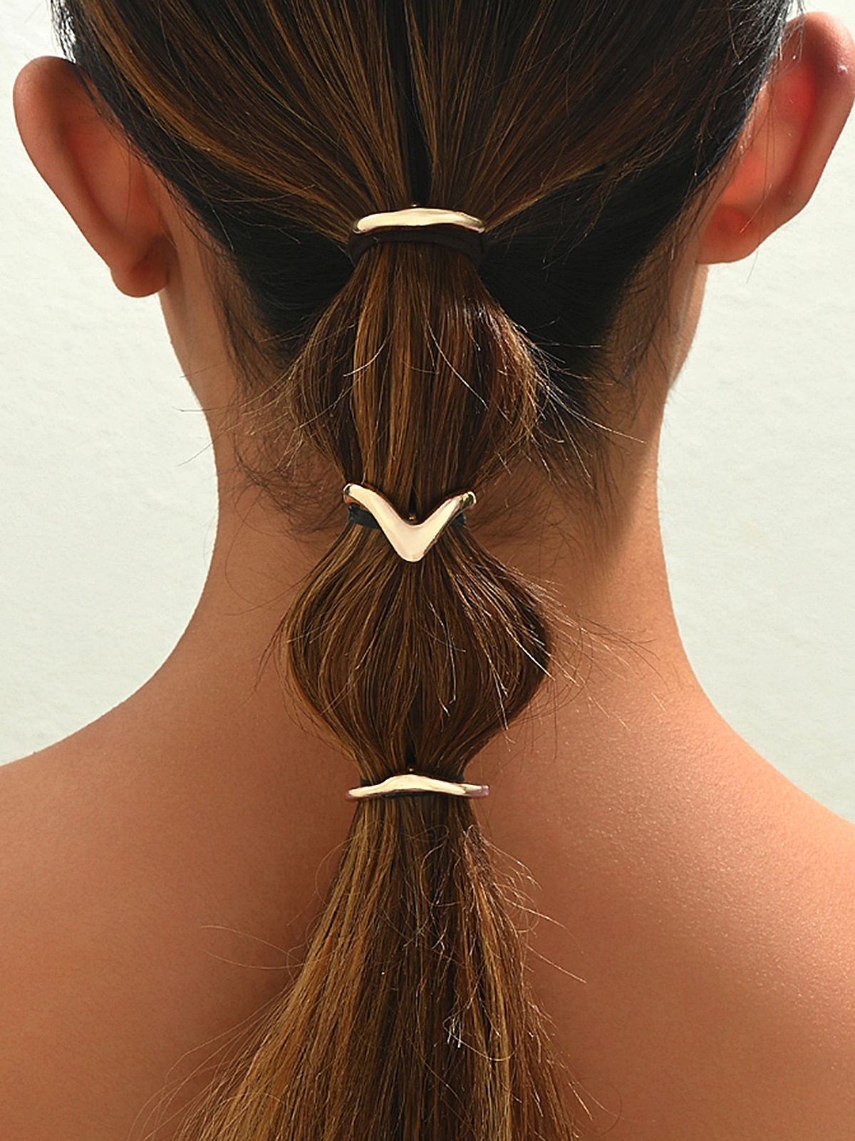 3pcs Minimalist Hair Accessory Set, Trendy Geometric Clip Collection