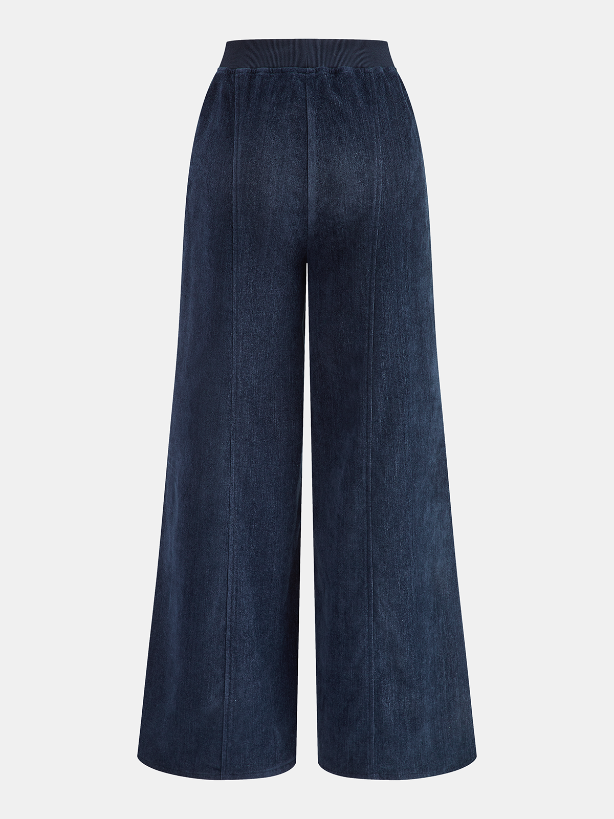 Velvet Zip-Up Jacket & Wide-Leg Pants Set for Casual Chic Style