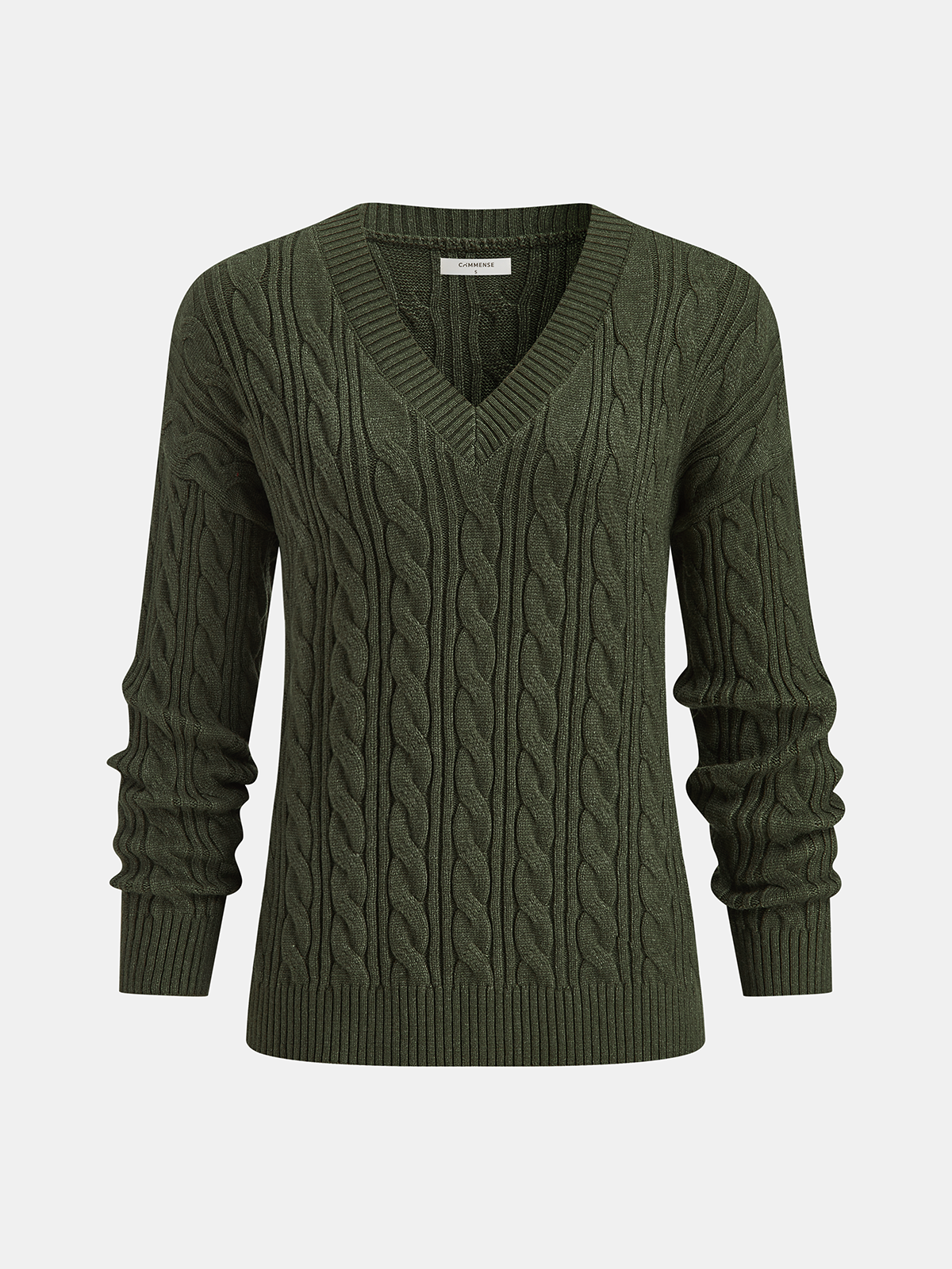 Cable Knit Sweater & Wide-Leg Pant Set Winter Cozy Outfit Essentials