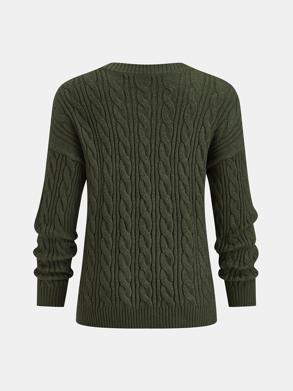 Cable Knit Sweater & Wide-Leg Pant Set Winter Cozy Outfit Essentials