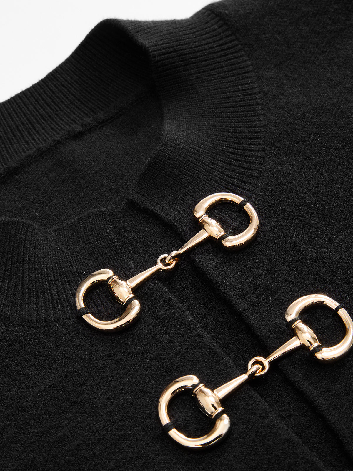 Horsebit Detail Sleeveless Knit Top for Women Casual Wear