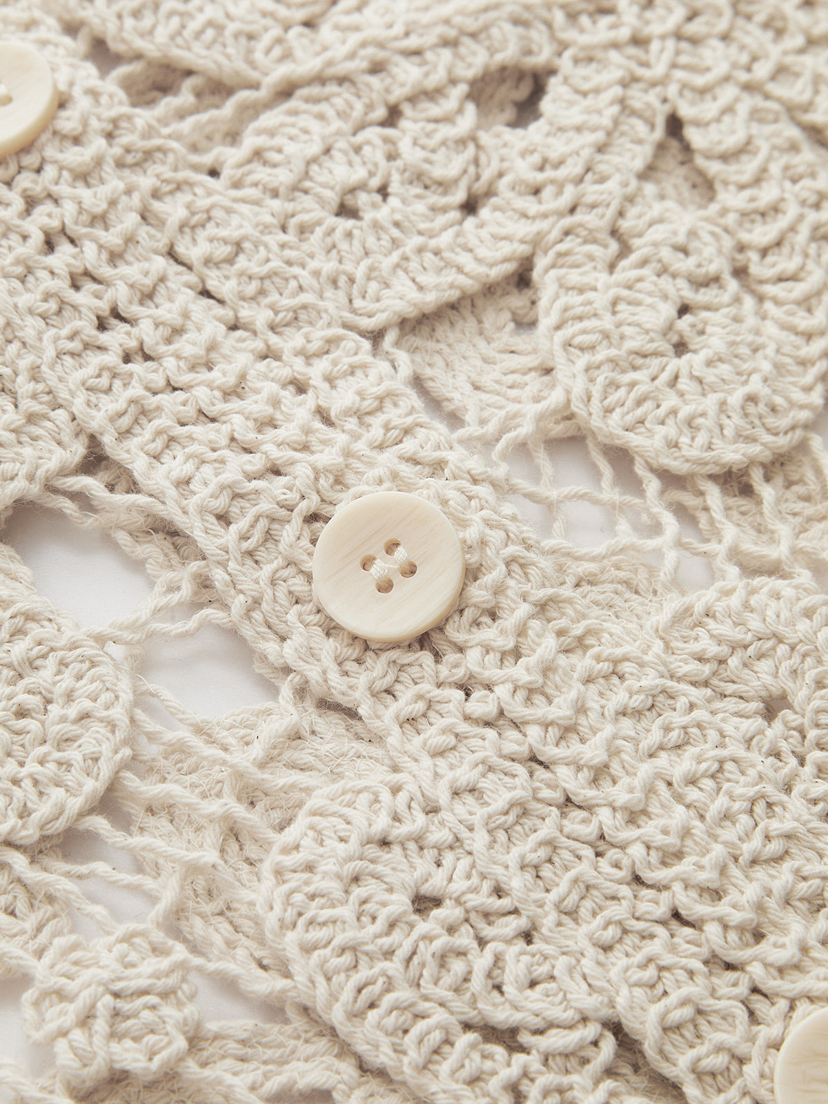 Cropped Floral Crochet Cardigan for Women Spring Fashion