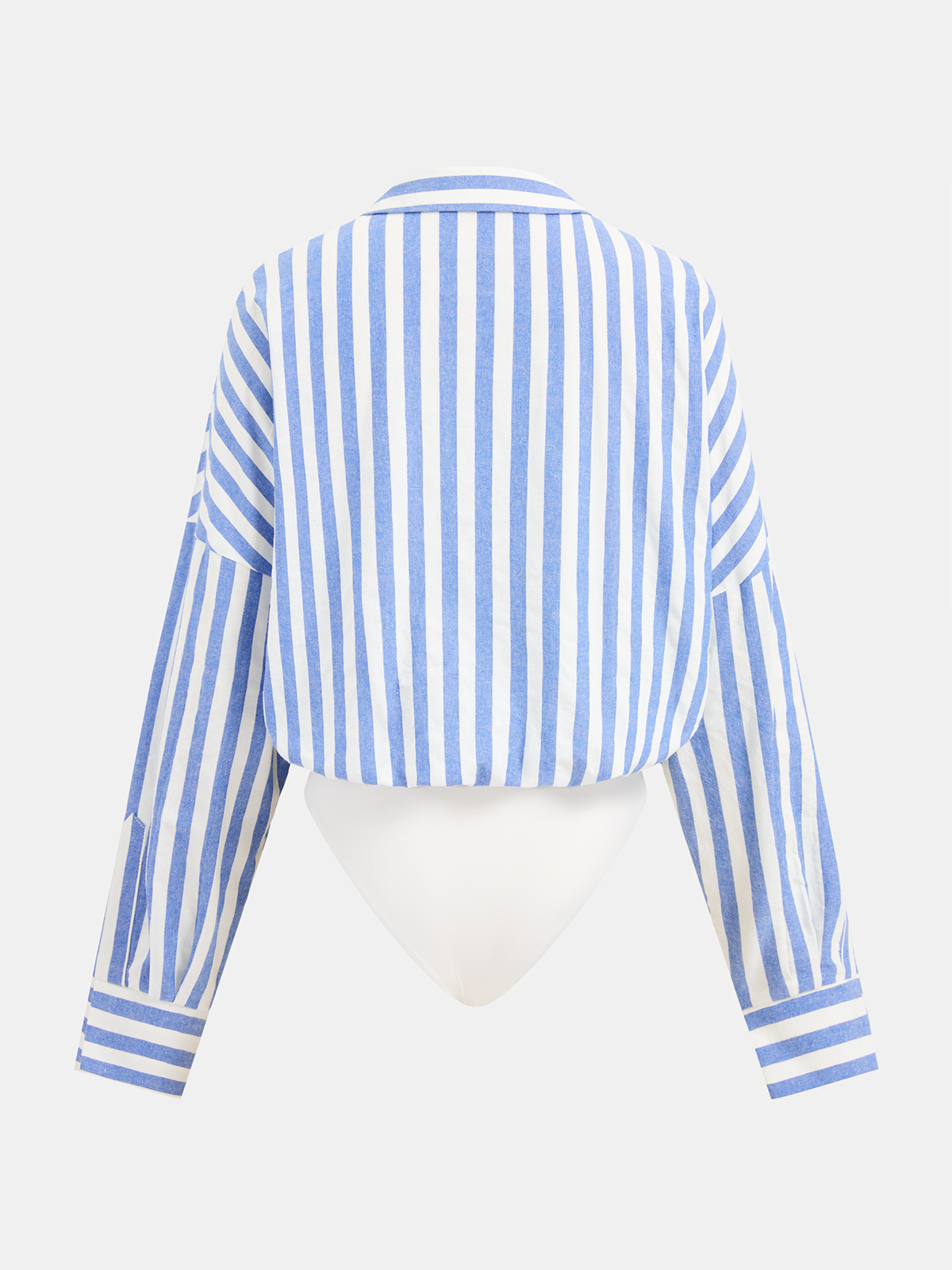 Striped Long Sleeve Shirt Bodysuit for Toddler & Baby Boys