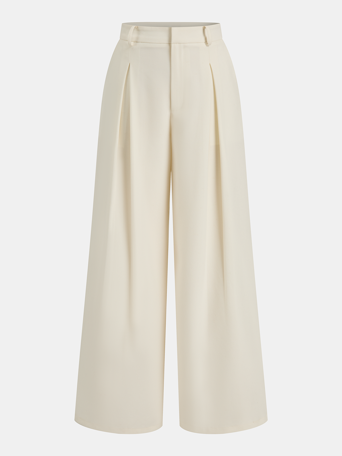 Sleeveless Belted Top & Pleated Pants Set with Improved Fit, Versatile Office Wear