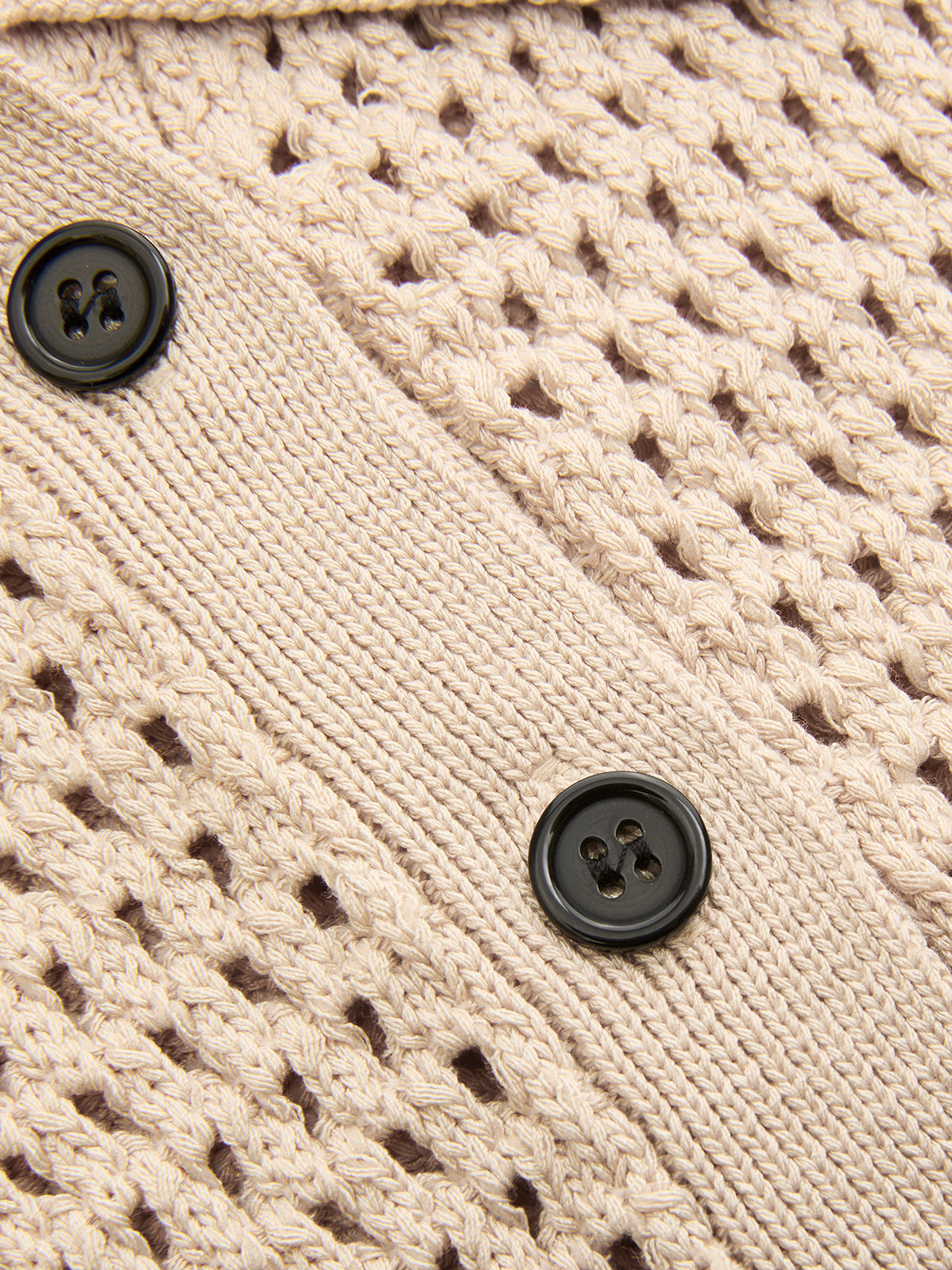 Sleeveless Polo Open Knit Top Lightweight Summer Casual Wear