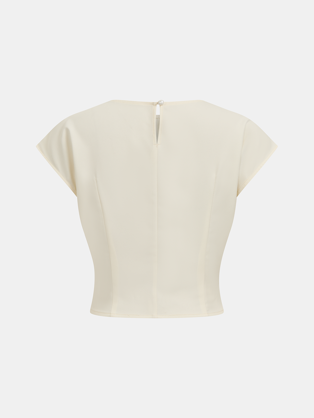 Twist-Front Crop Top & Midi Skirt Set, Stylish Comfortable Weekend Wear