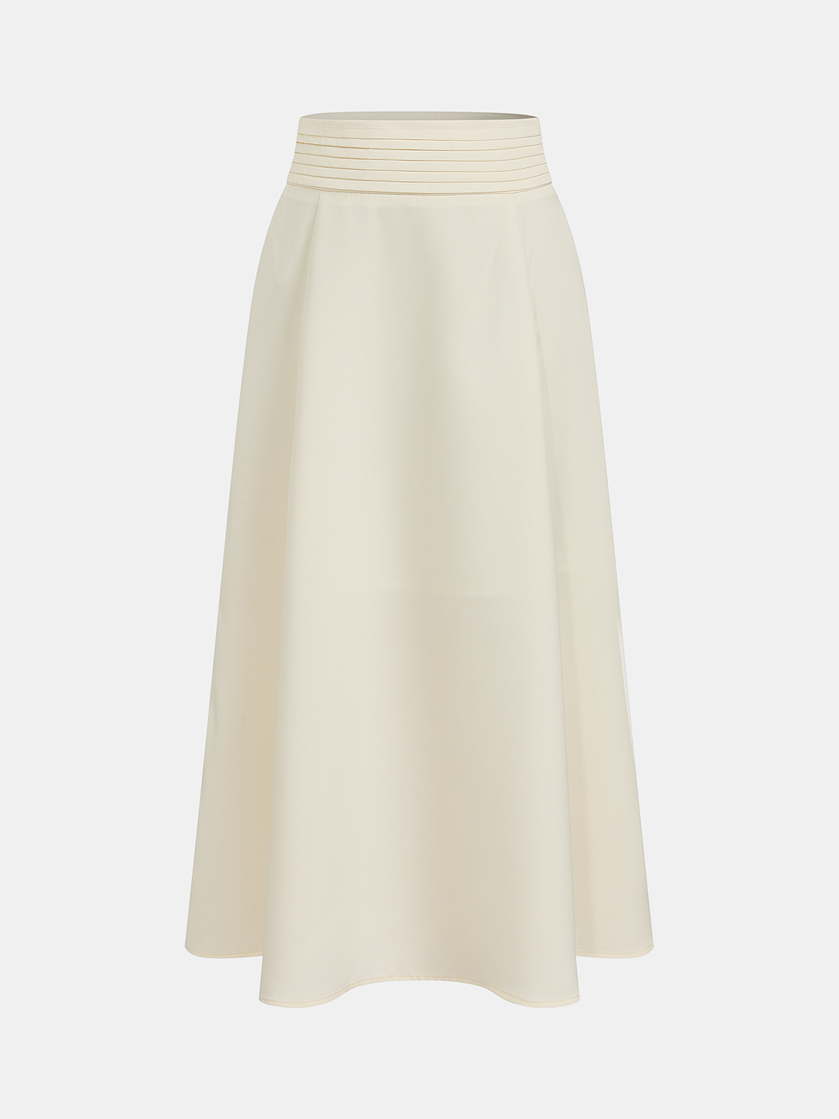 Twist-Front Crop Top & Midi Skirt Set, Stylish Comfortable Weekend Wear