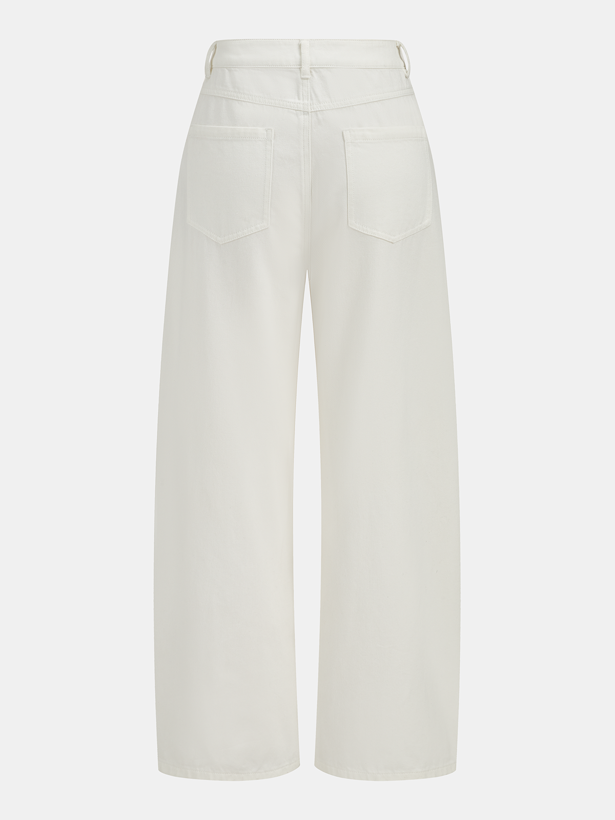 Mid Waist Wide Leg Denim Pants for Women Casual Fashion