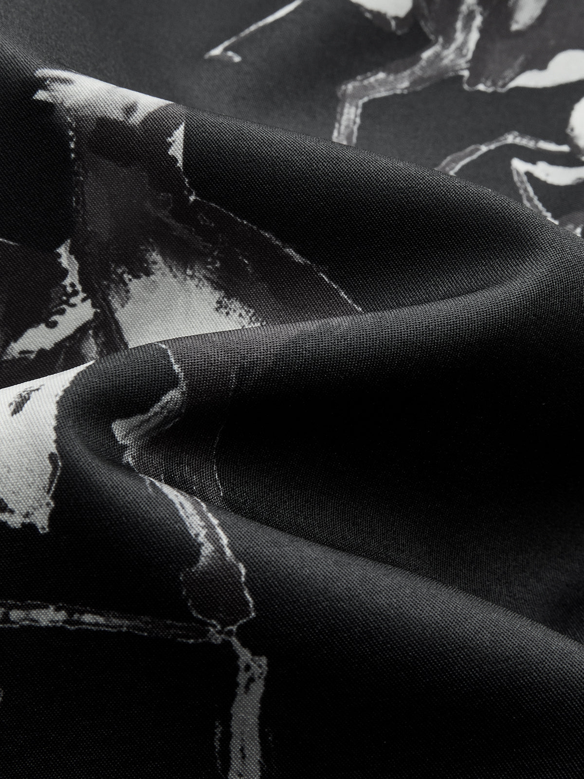 Ink Horse Print A-Line Midi Skirt for Women Casual Wear