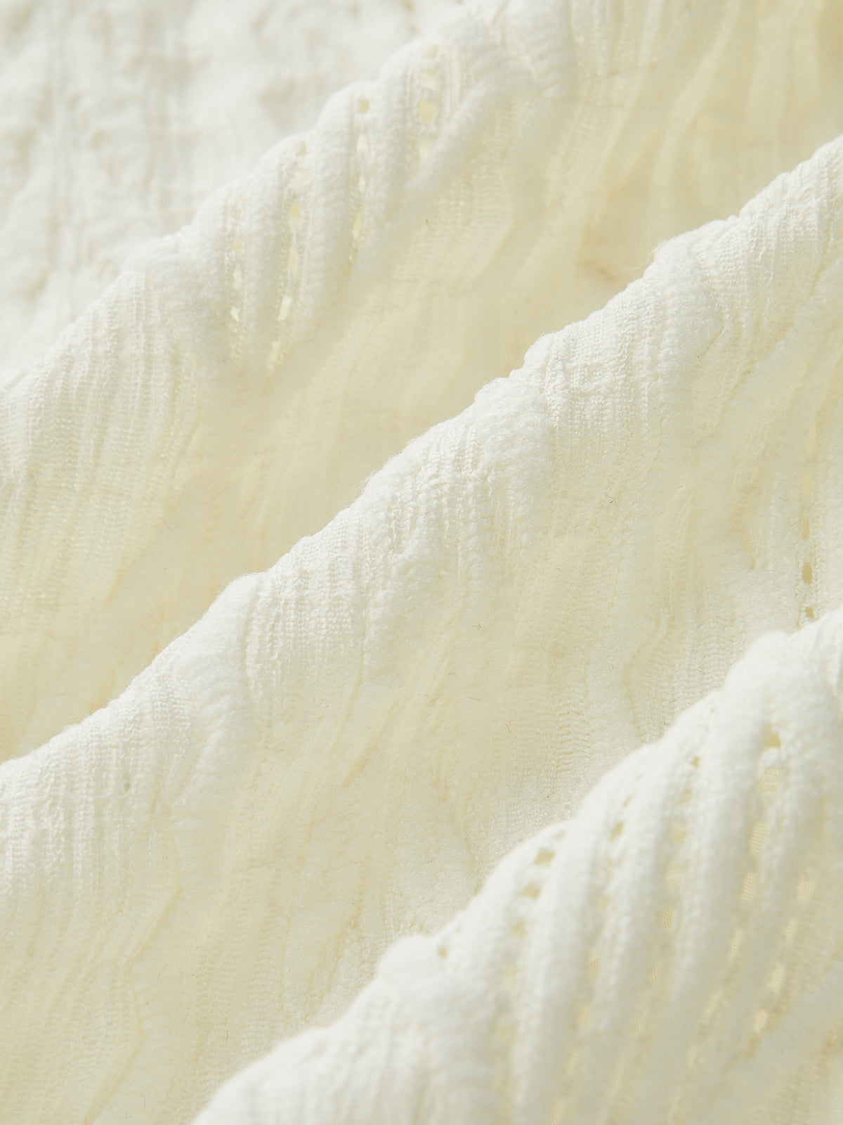 Cable Knit Button-Down Tank Top with Ribbed Trim Detail