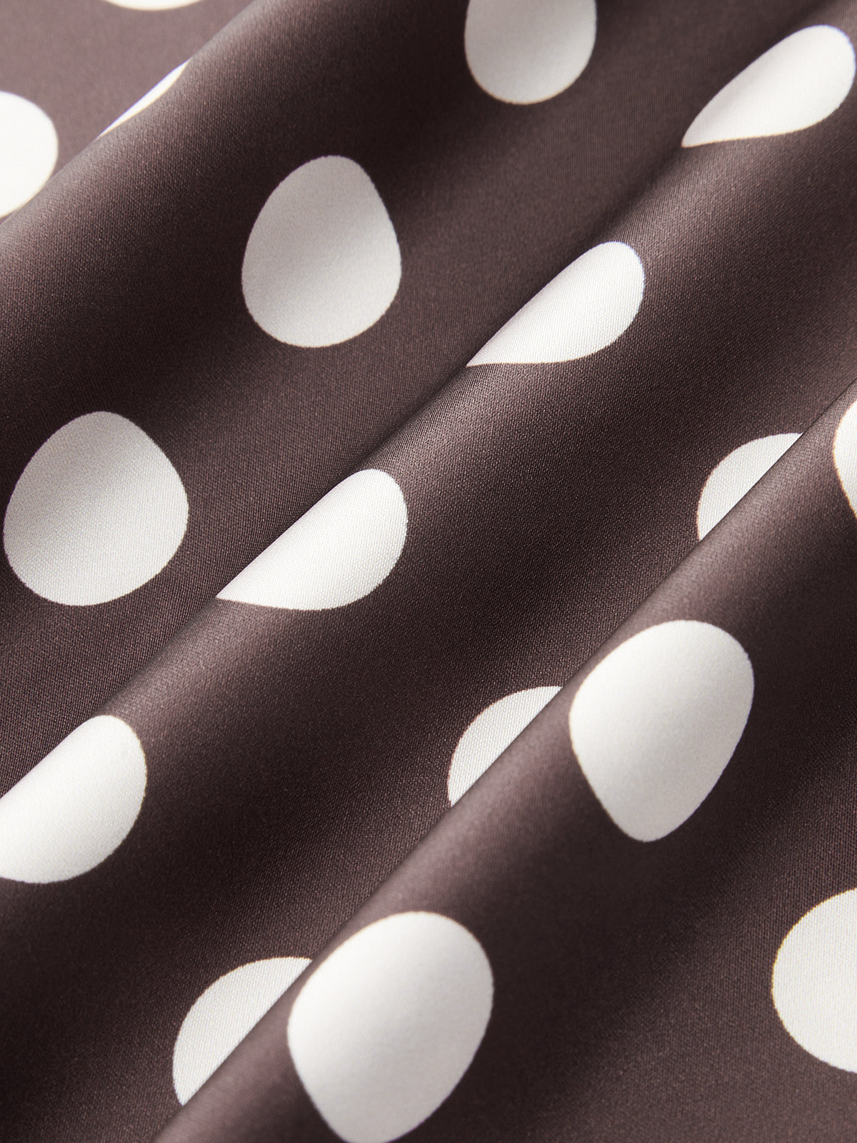 Polka Dot Backless Halter Satin Top Women's Fashion Trendy Style