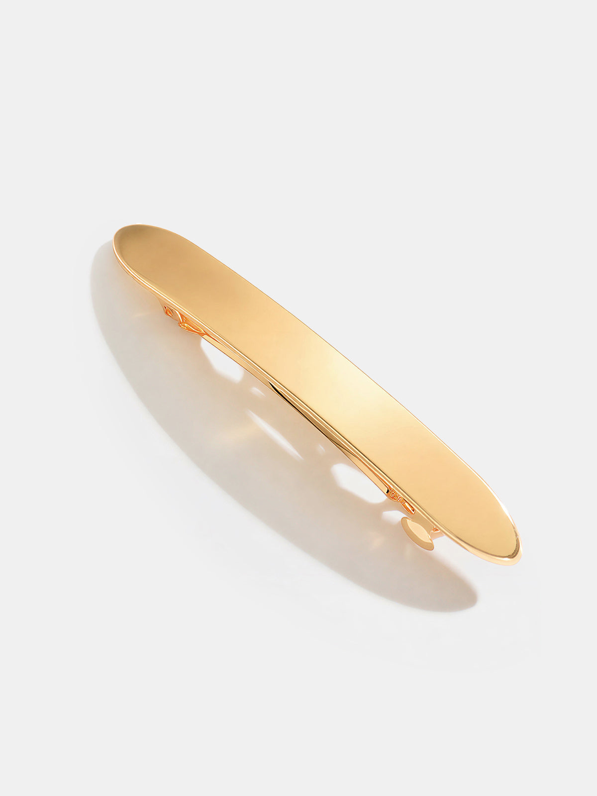 Minimalist Oval Bar Hair Clip for Women, Elegant Accessory