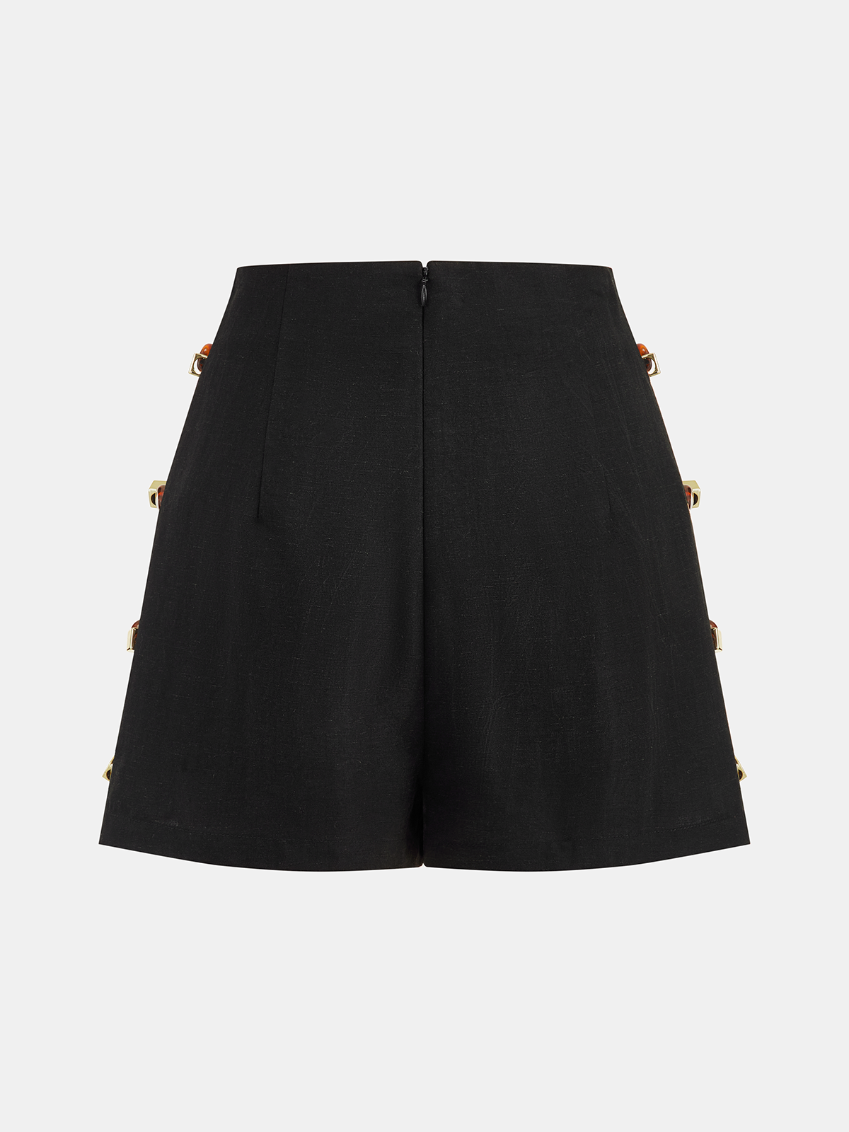 Tortoiseshell Detail Sleeveless Top & Shorts Set for Women Summer Casual