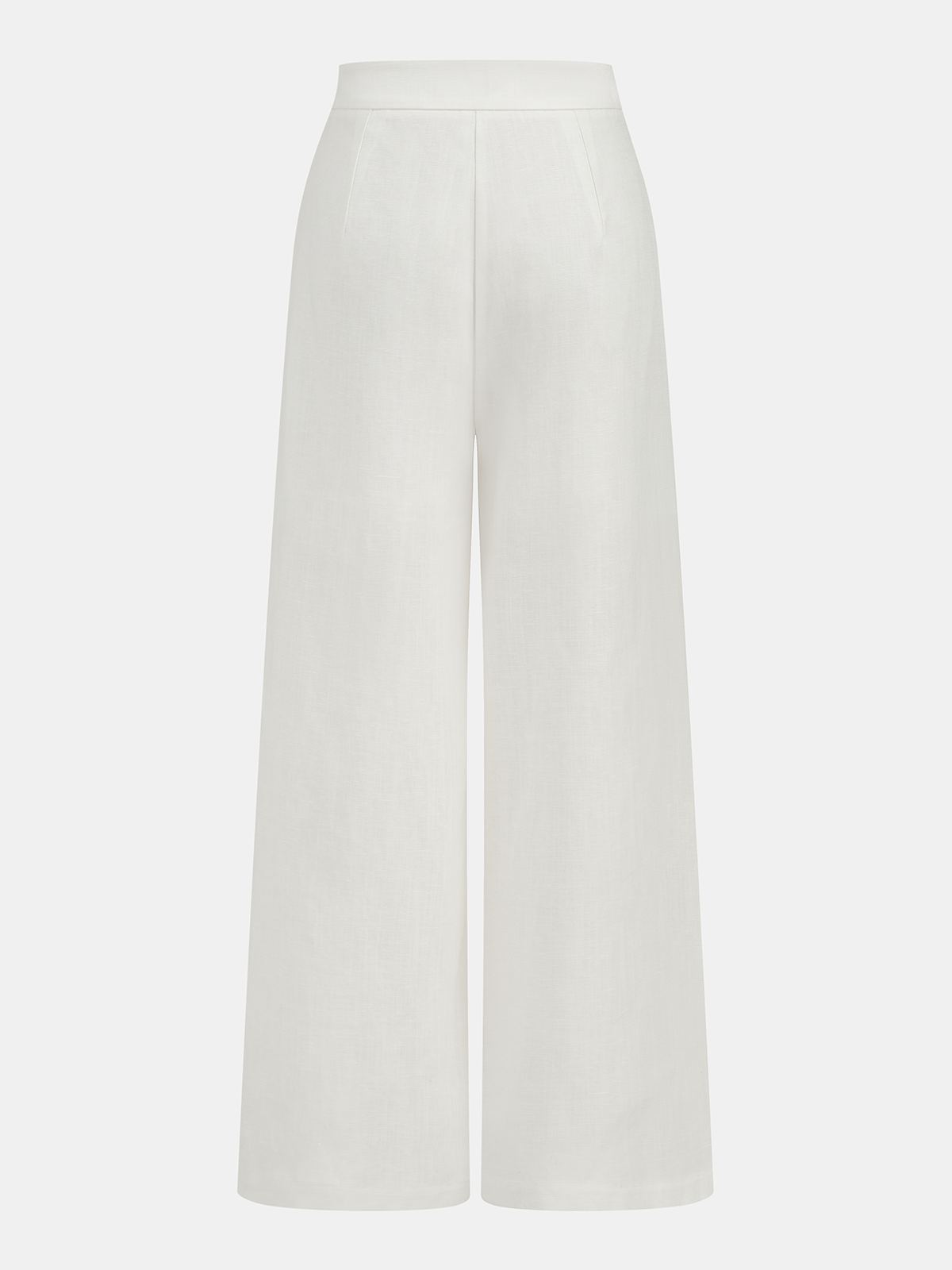 Bow Tie Wrap Linen Wide Leg Pants High Waist Casual Comfort