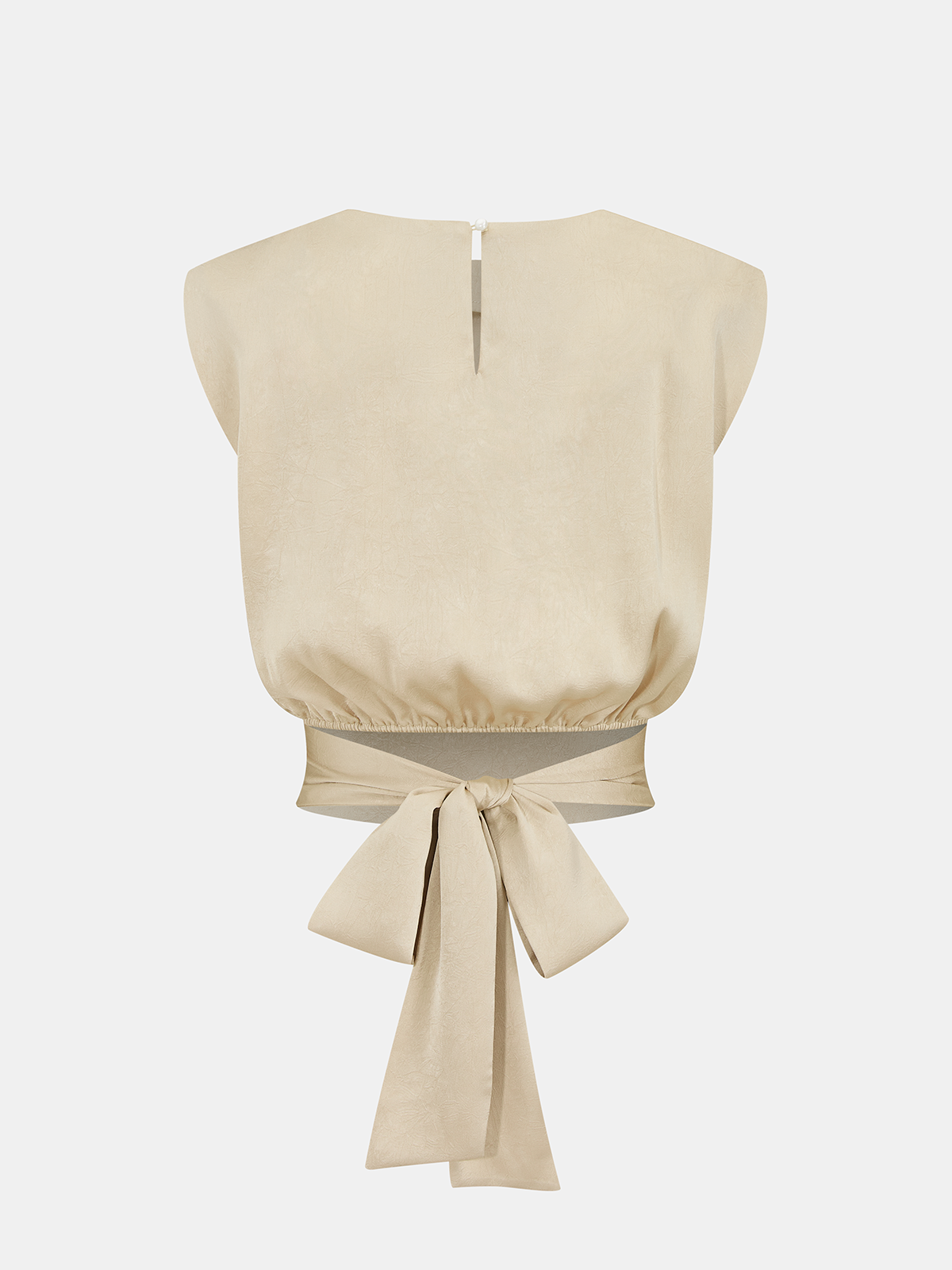 Sleeveless Tie-Waist Top & Wide-Leg Pants Set for Women, Casual Summer Outfit