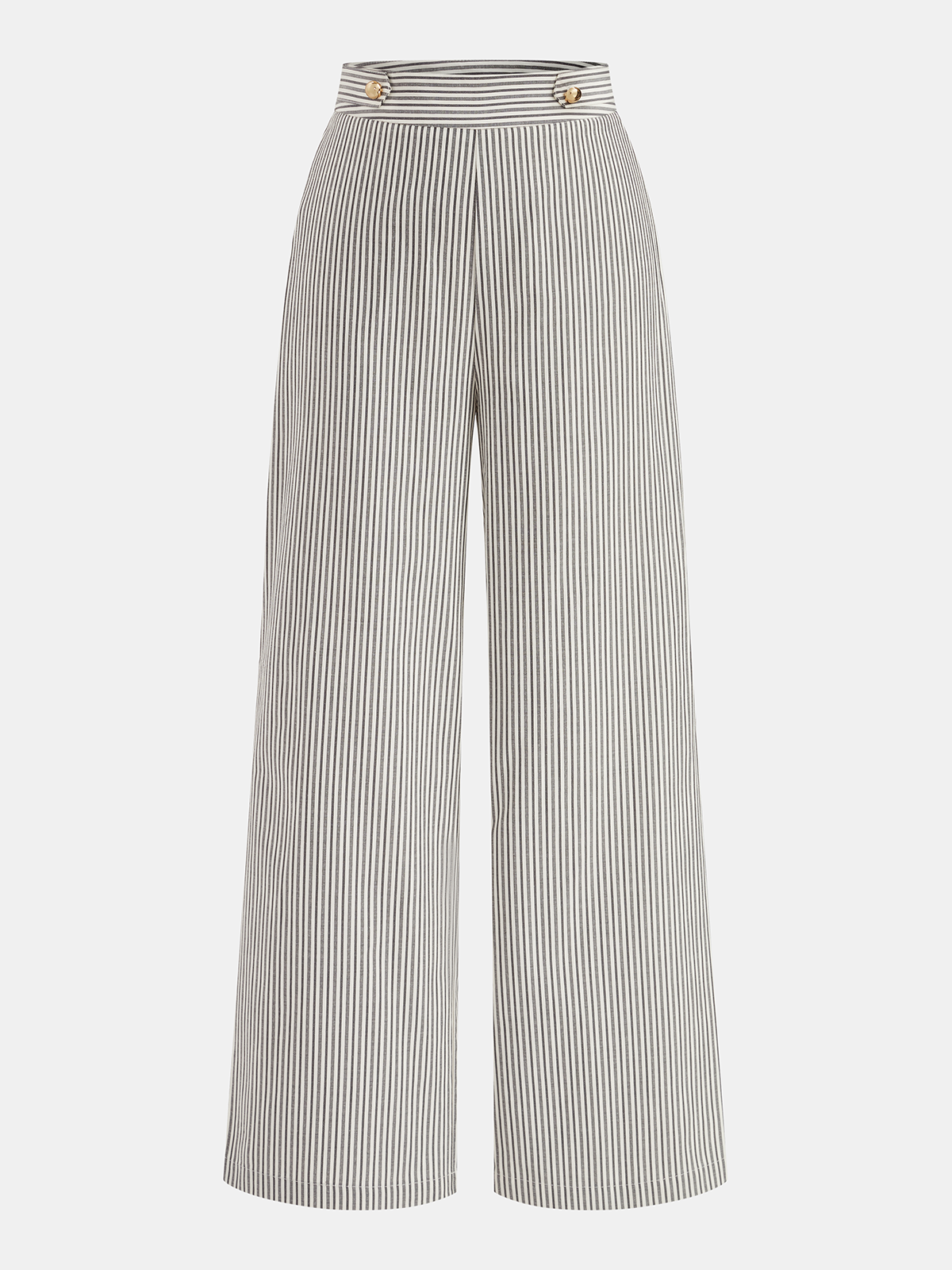 Striped Sleeveless Top & Pants Set for Casual Summer Wear
