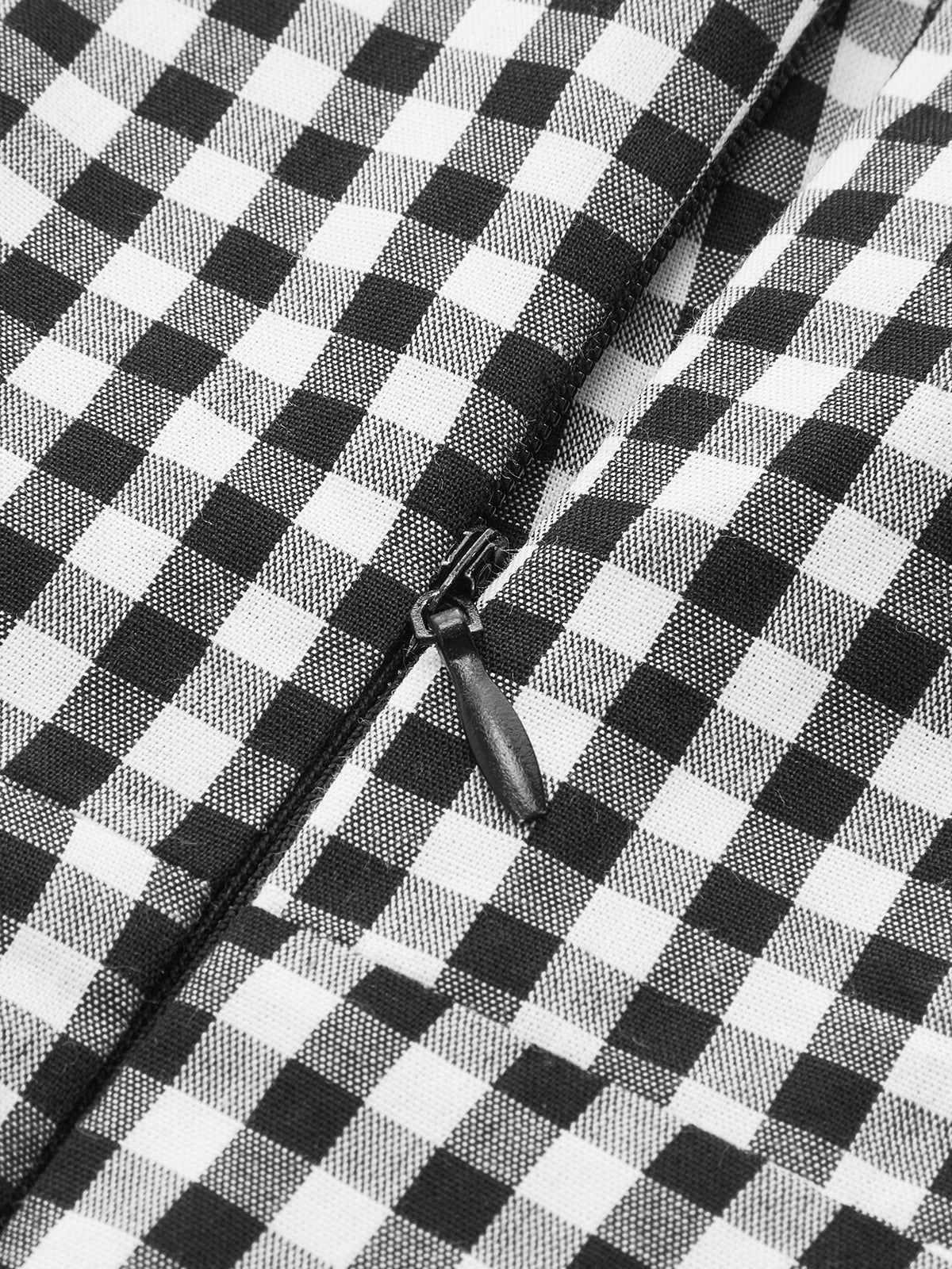 Gingham Sleeveless Cotton Ruched Split Maxi Dress for Women Summer Casual