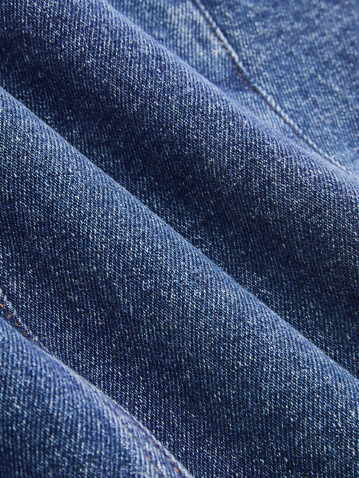 Buckle Detail Asymmetrical Denim Mini Skirt for Women Fashionable Stitch Detailing