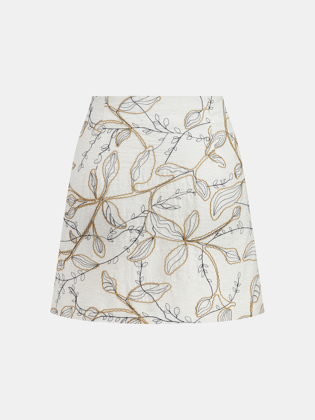 Printed Metal Button Vest & Mini Skirt Set with Trendy Patterns