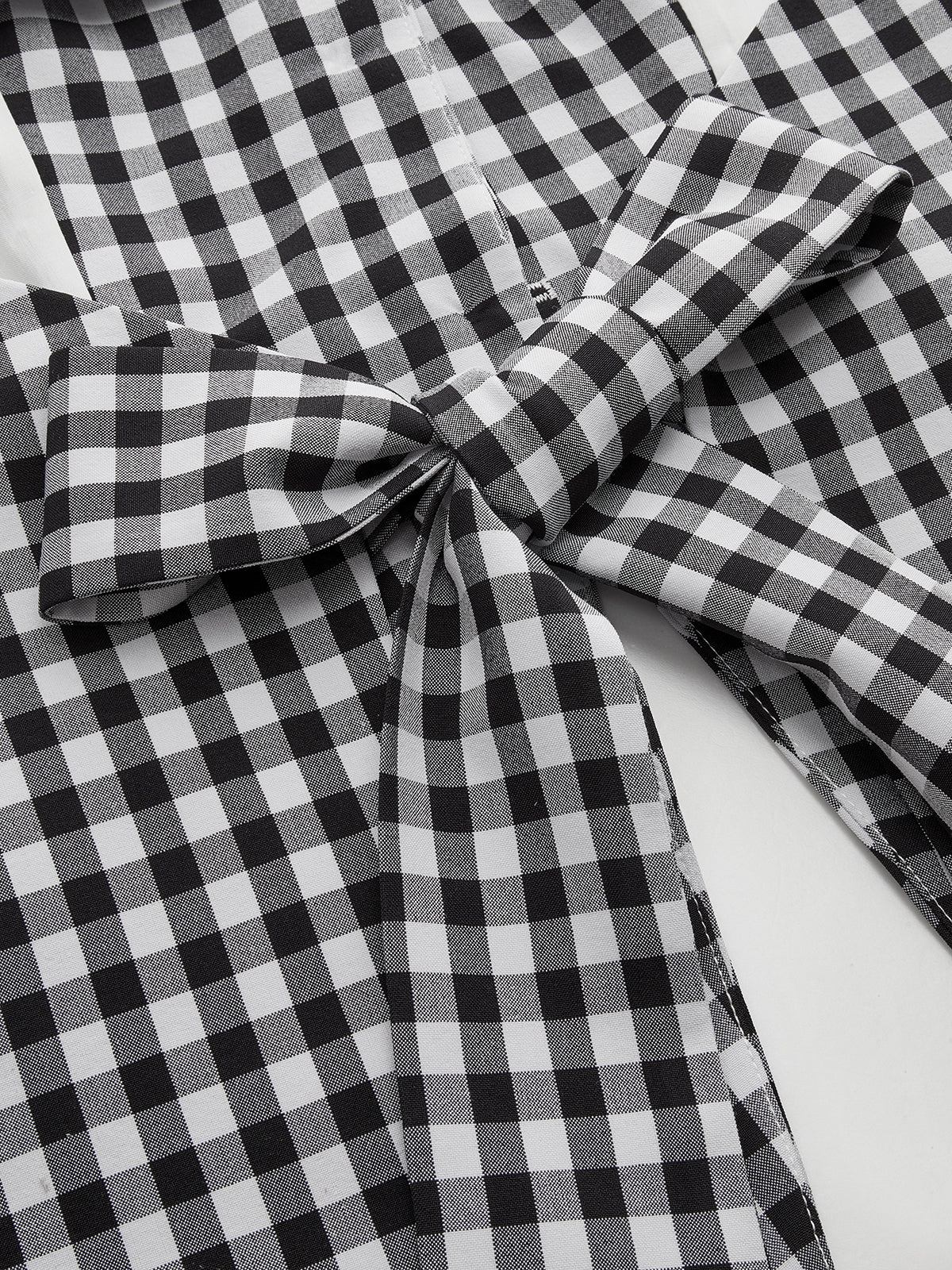 Gingham Bow Backless Sleeveless Top for Women Summer Casual