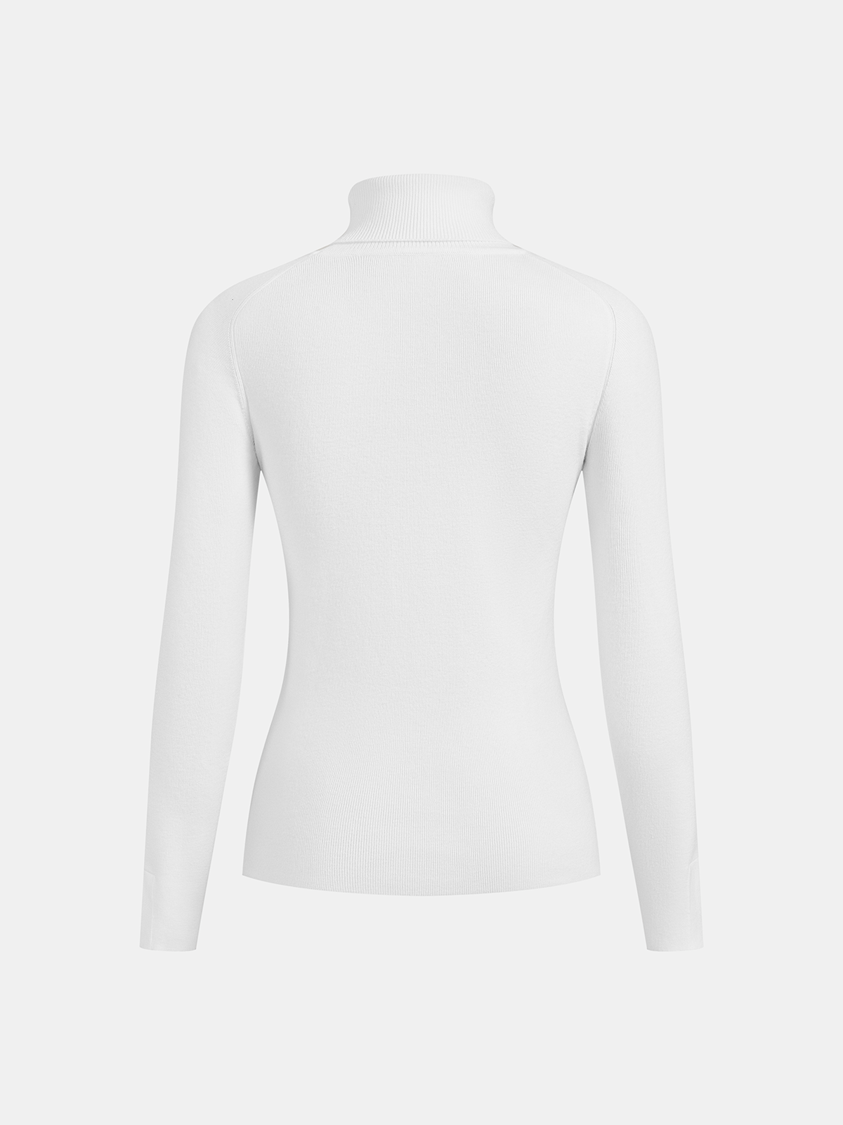 Contrast Piping Turtleneck Sweater for Winter Comfort