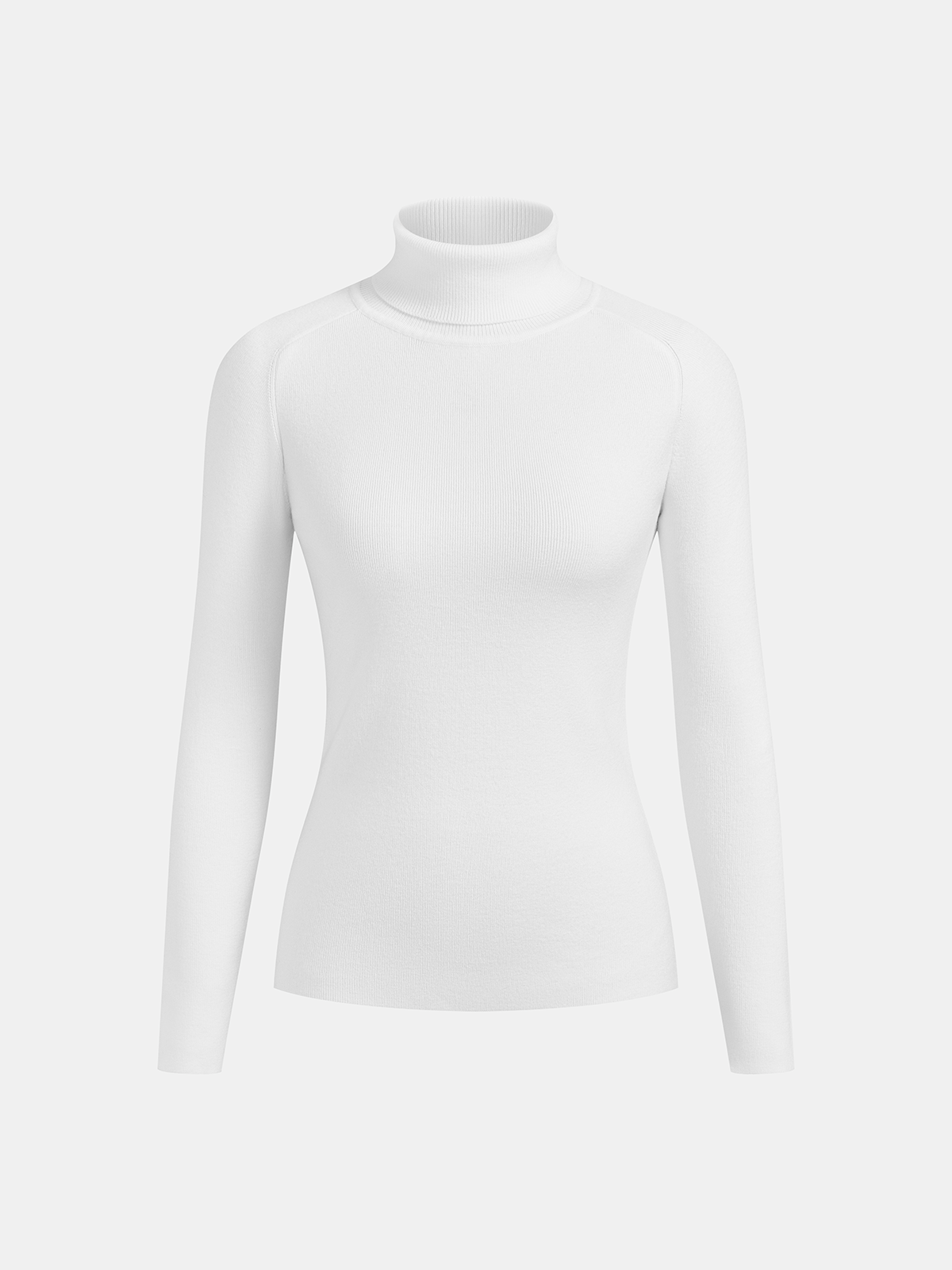 Contrast Piping Turtleneck Sweater for Winter Comfort