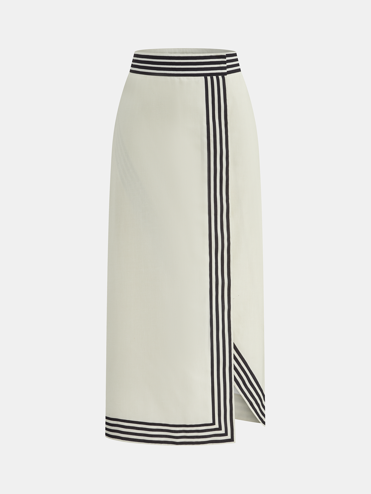 Striped Strappy Top & Midi Skirt Set for Women Summer Casual